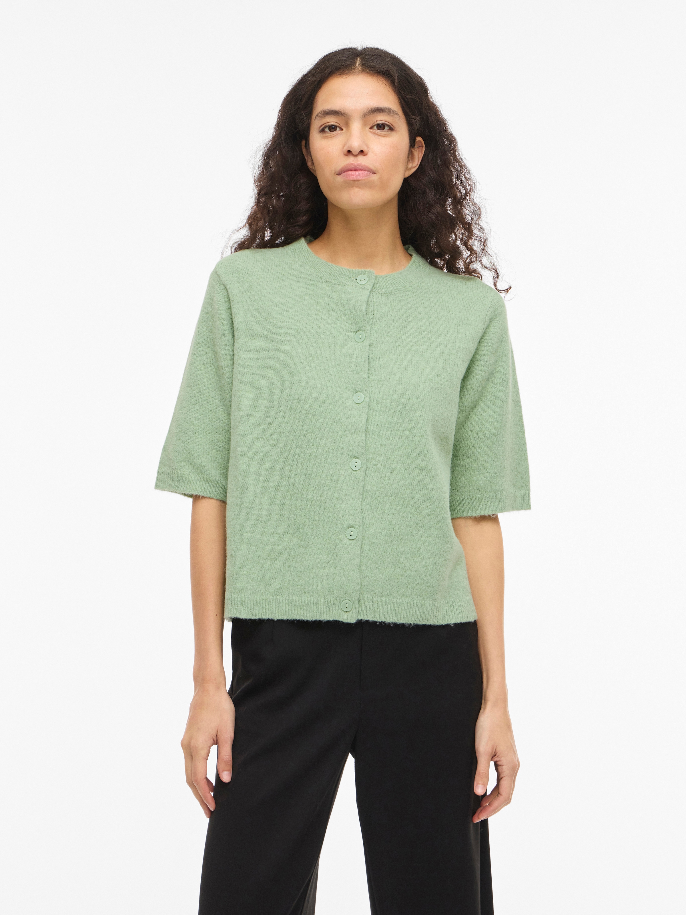 Vila Veste en tricot »VILIGA 2/4 O-NECK KNIT CARDIGAN - NOOS«