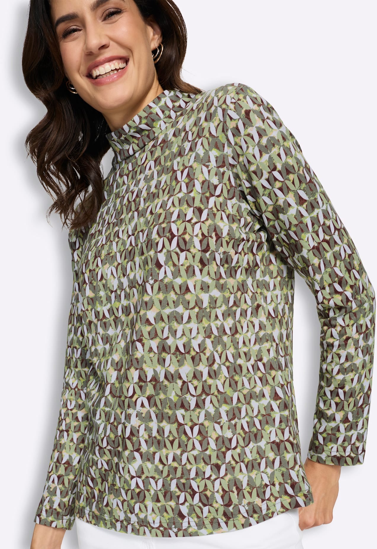 Inspirationen Stehkragenshirt »Stehkragen-Shirt« 1
