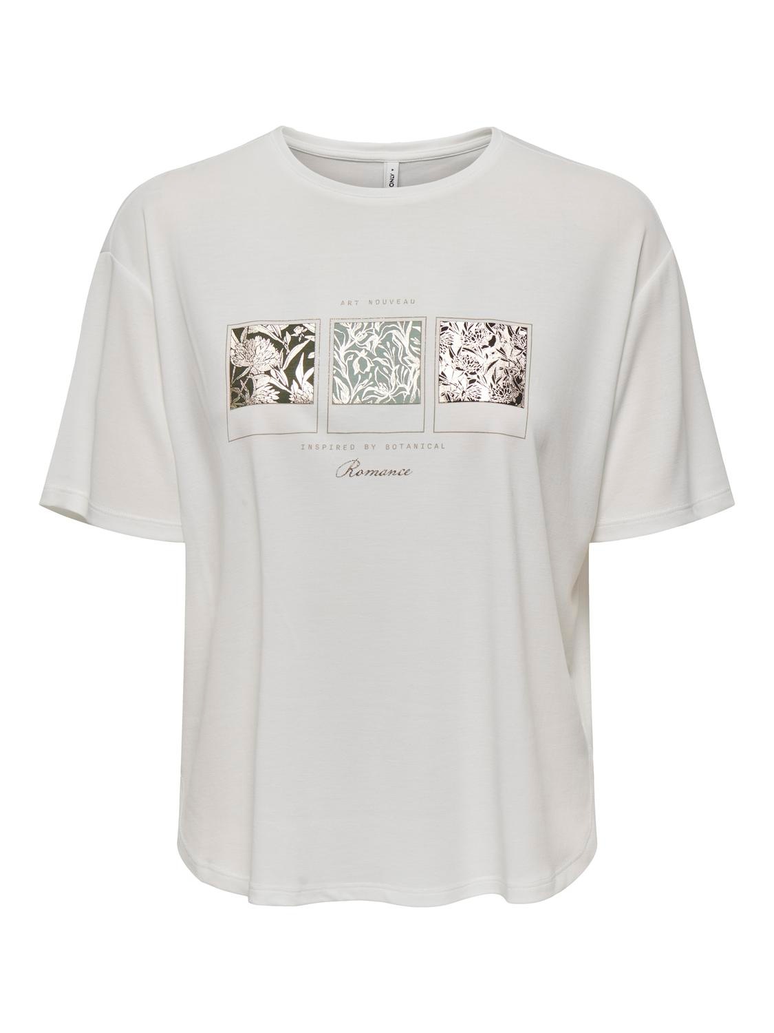 Image of ONLY Kurzarmshirt "ONLFREE LIFE S/S BOTANICAL TOP BOX JRS"