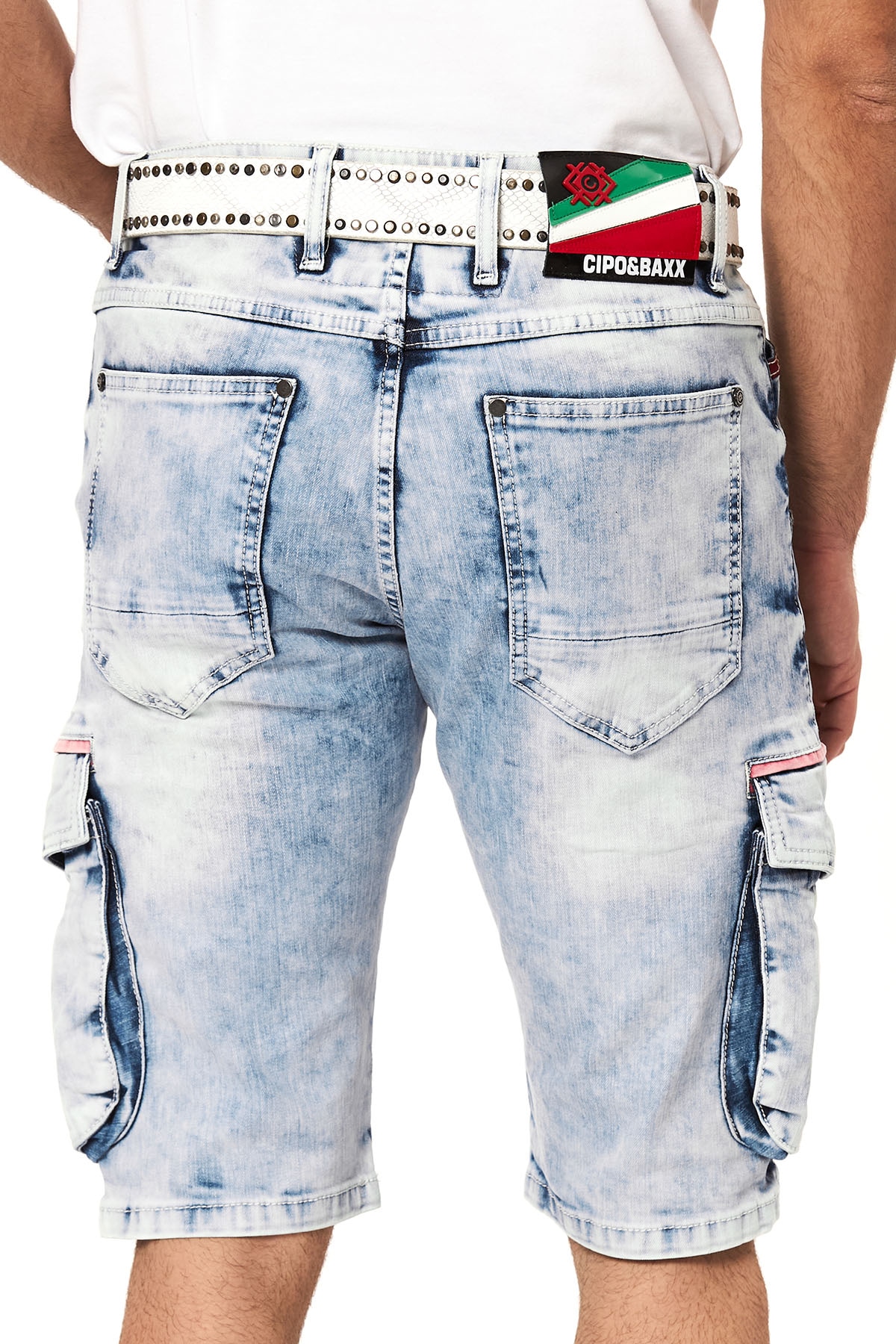 Cipo & Baxx Short en jean Baumwollmischung, regular fit