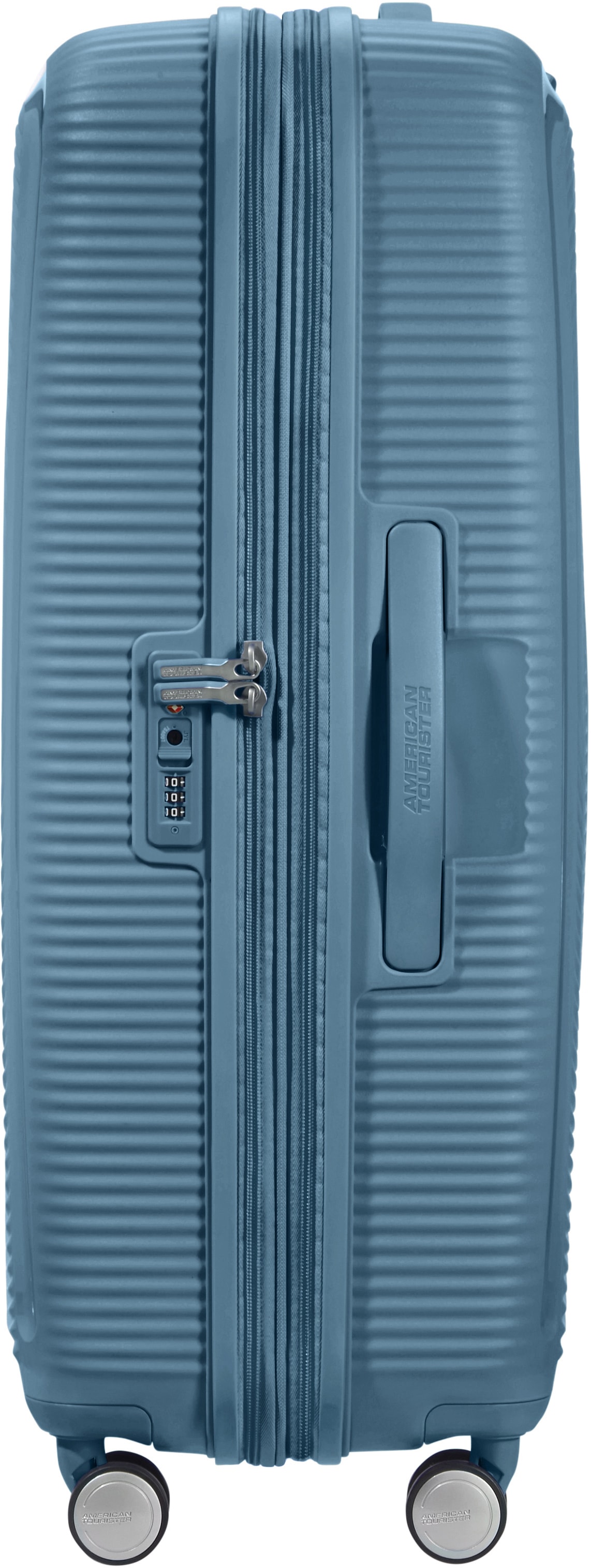 American Tourister® Hartschalen-Trolley »SOUNDBOX, in verschiedenen Farben und Grössen«, 4 Rollen, Reisekoffer Trolley Aufgabegepäck TSA-Zahlenschloss Volumenerweiterung