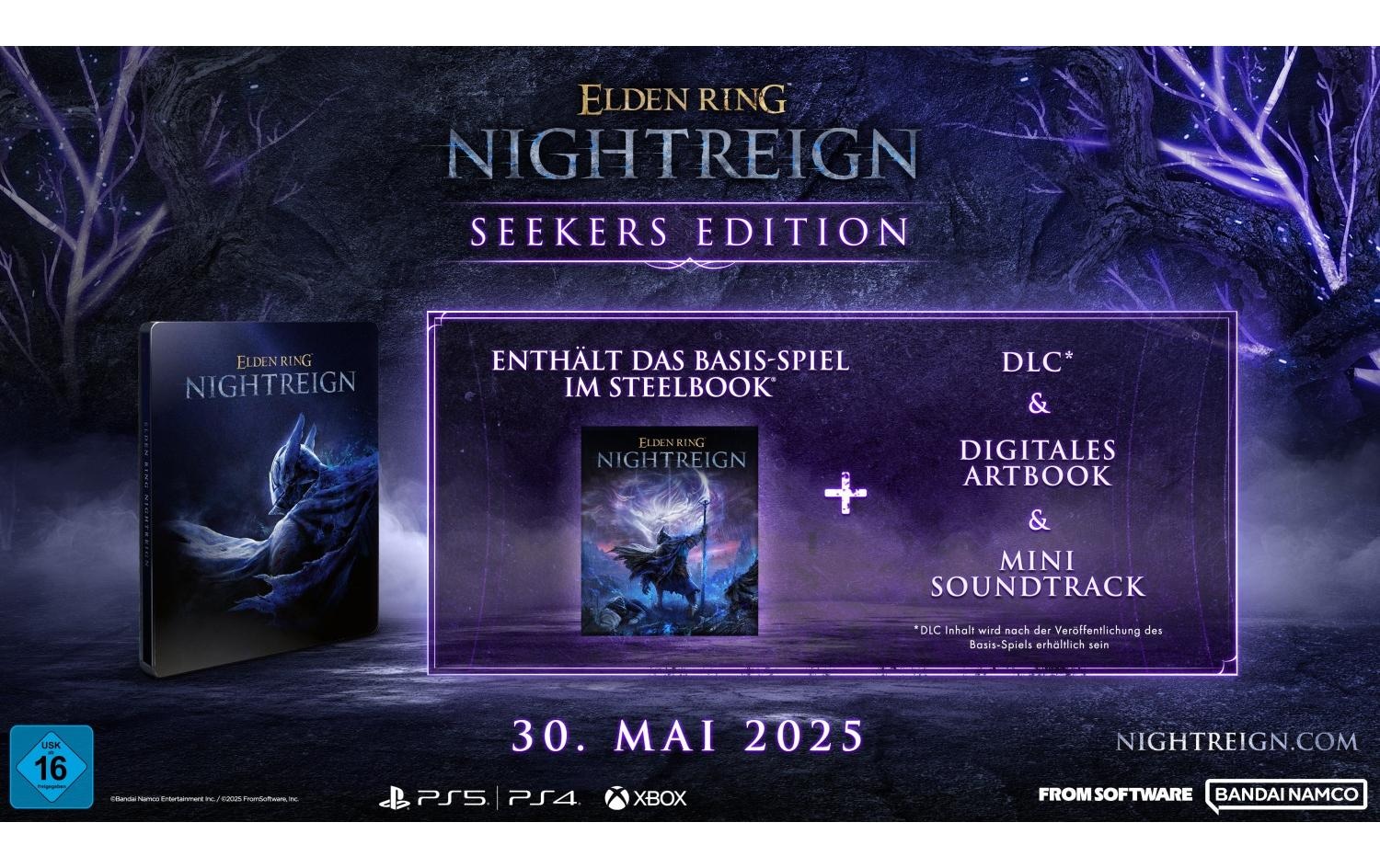 BANDAI NAMCO Spielesoftware »Namco Elden Ring – Nightreign Nightreign Seekers Edition«, PlayStation 5