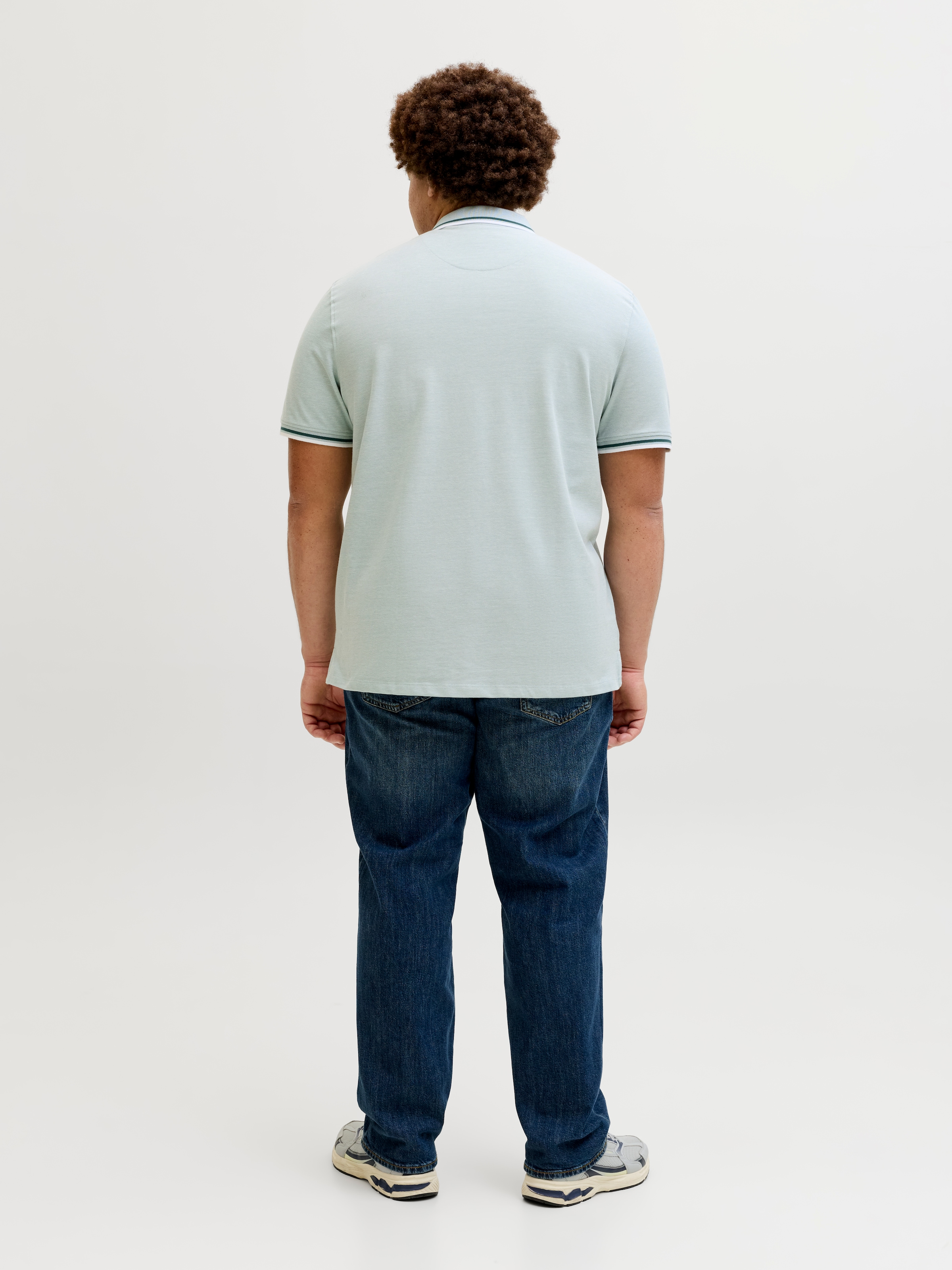 Jack & Jones PlusSize Poloshirt »JJEPAULOS POLO SS NOOS PLS« Baumwolle, regular fit