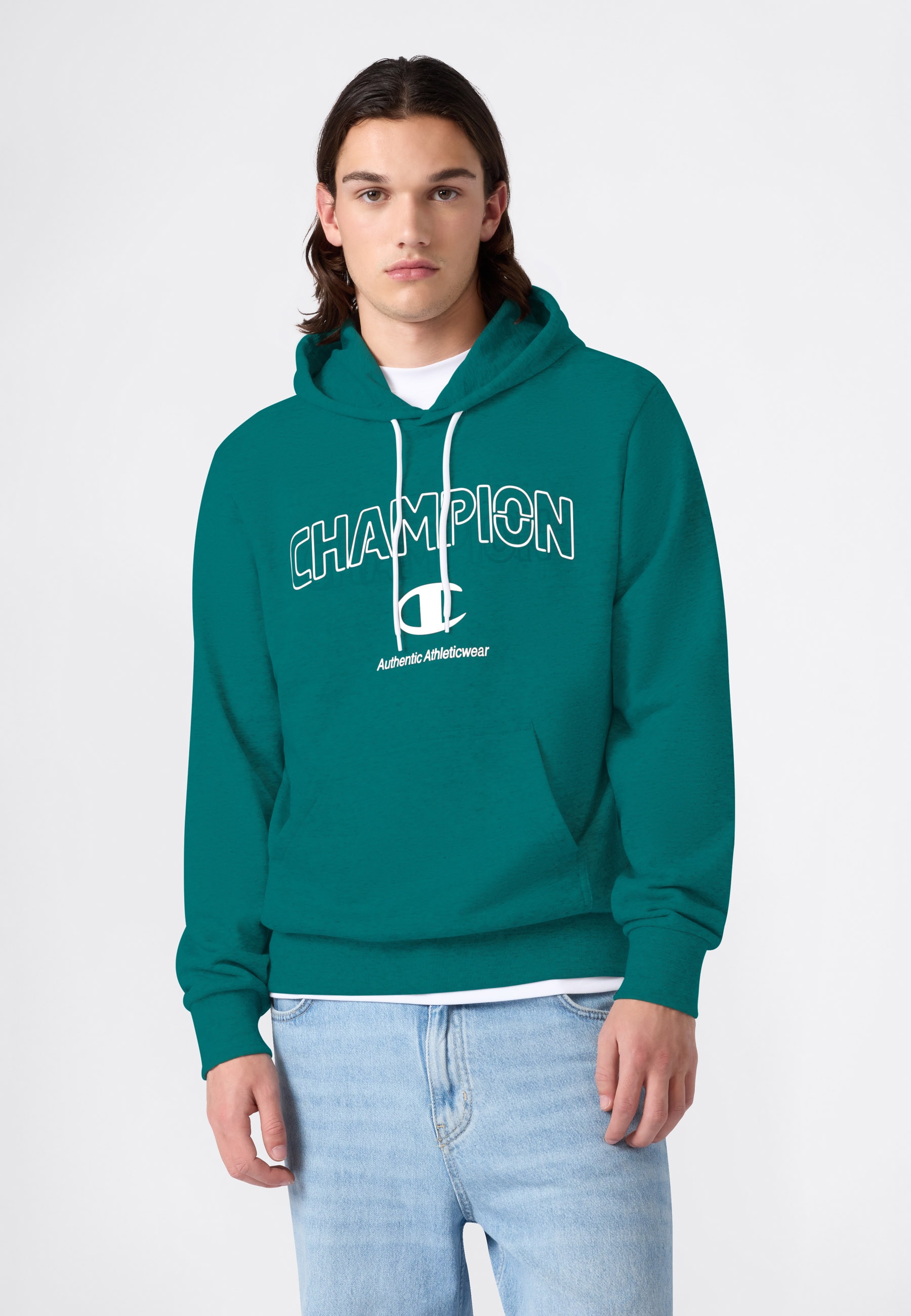 Champion Sweat à capuche »Graphic Terry Hoodie«, sportlicher Stil, für Erwachsene, Rundhalsausschnitt
