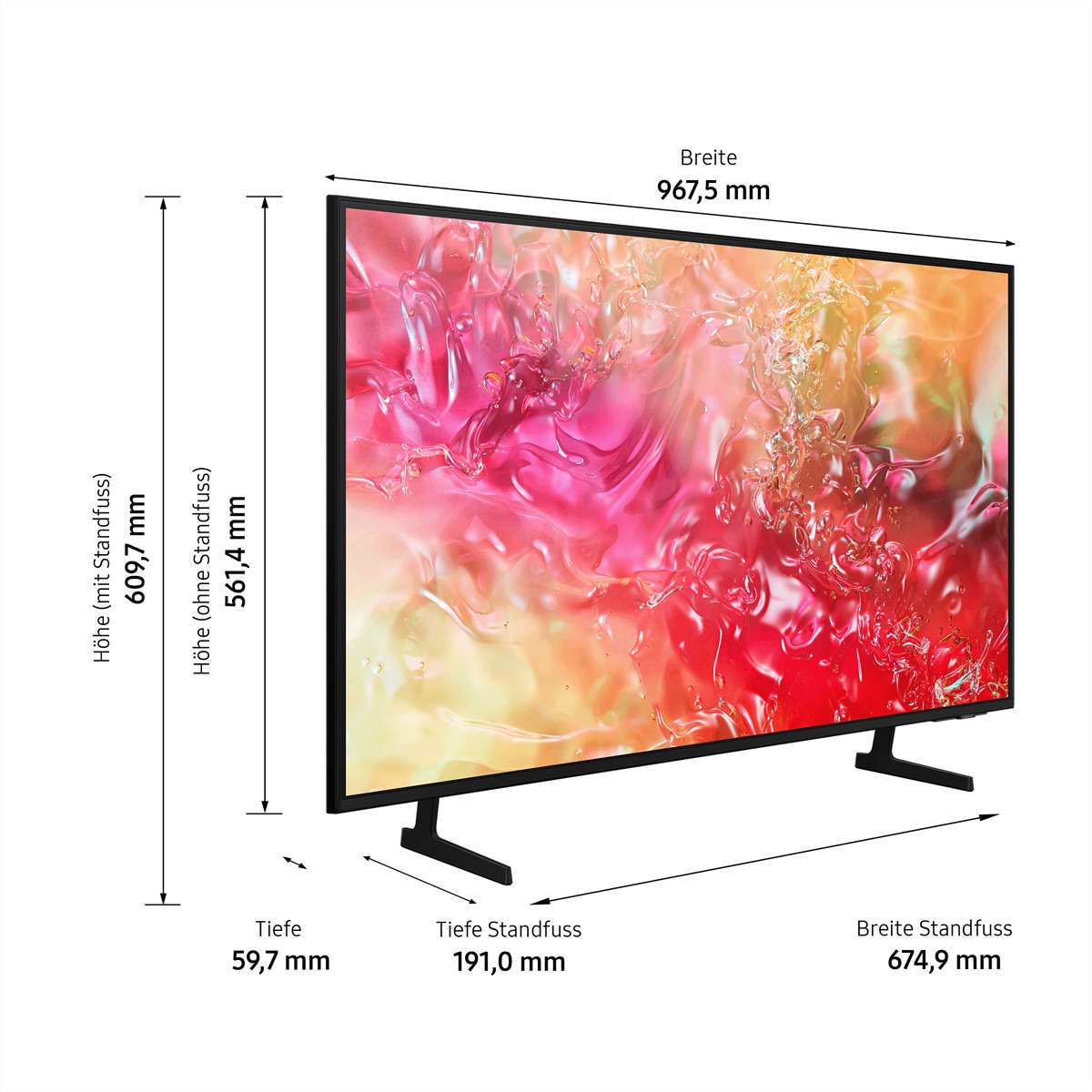 Samsung Fernseher »UE43DU7170UXXN«, 4K