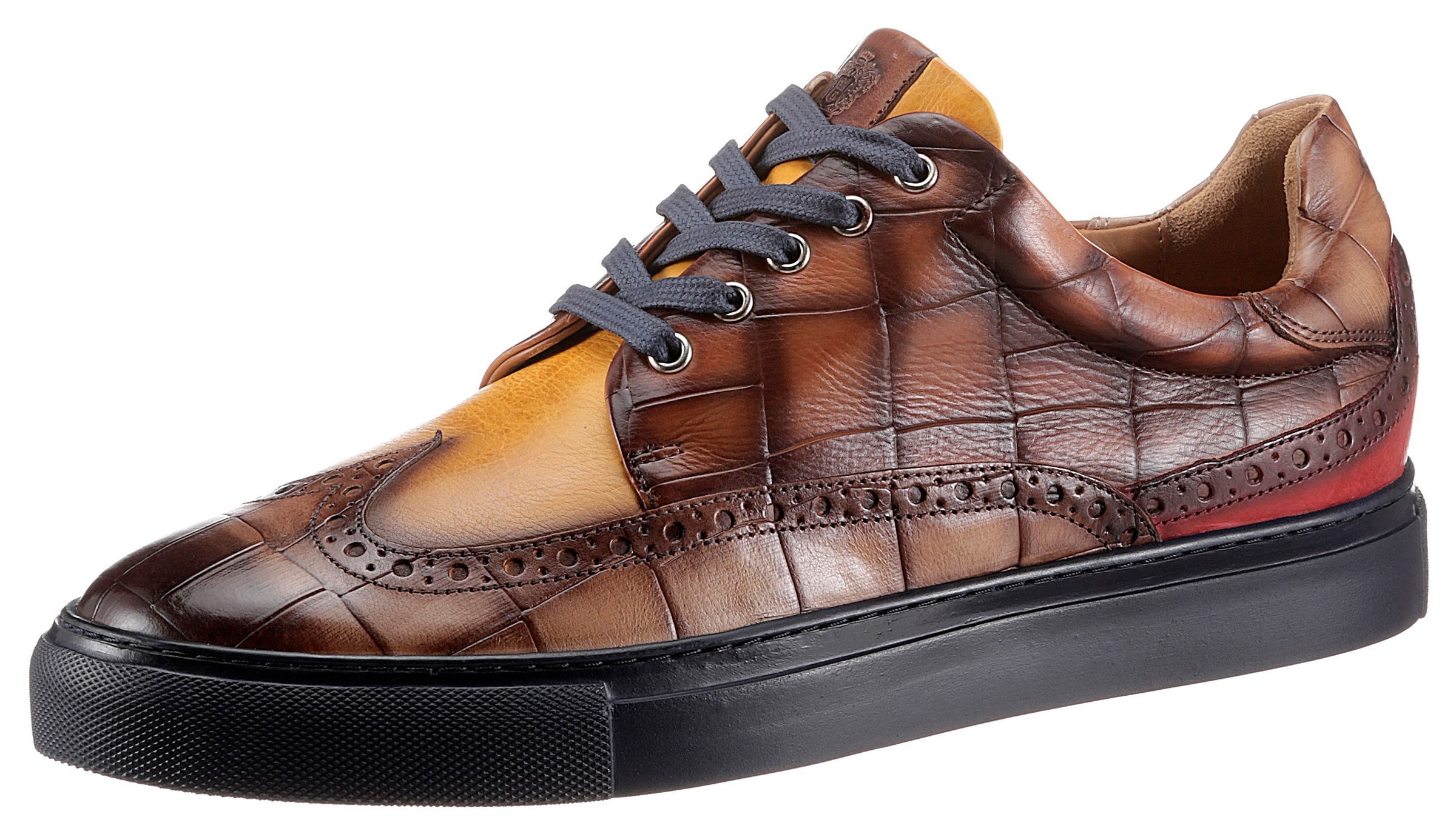 Image of Melvin & Hamilton Budapester »Harvey 16 nachhaltig«, mit Flügelkappe und Lochung bei Ackermann Versand Schweiz