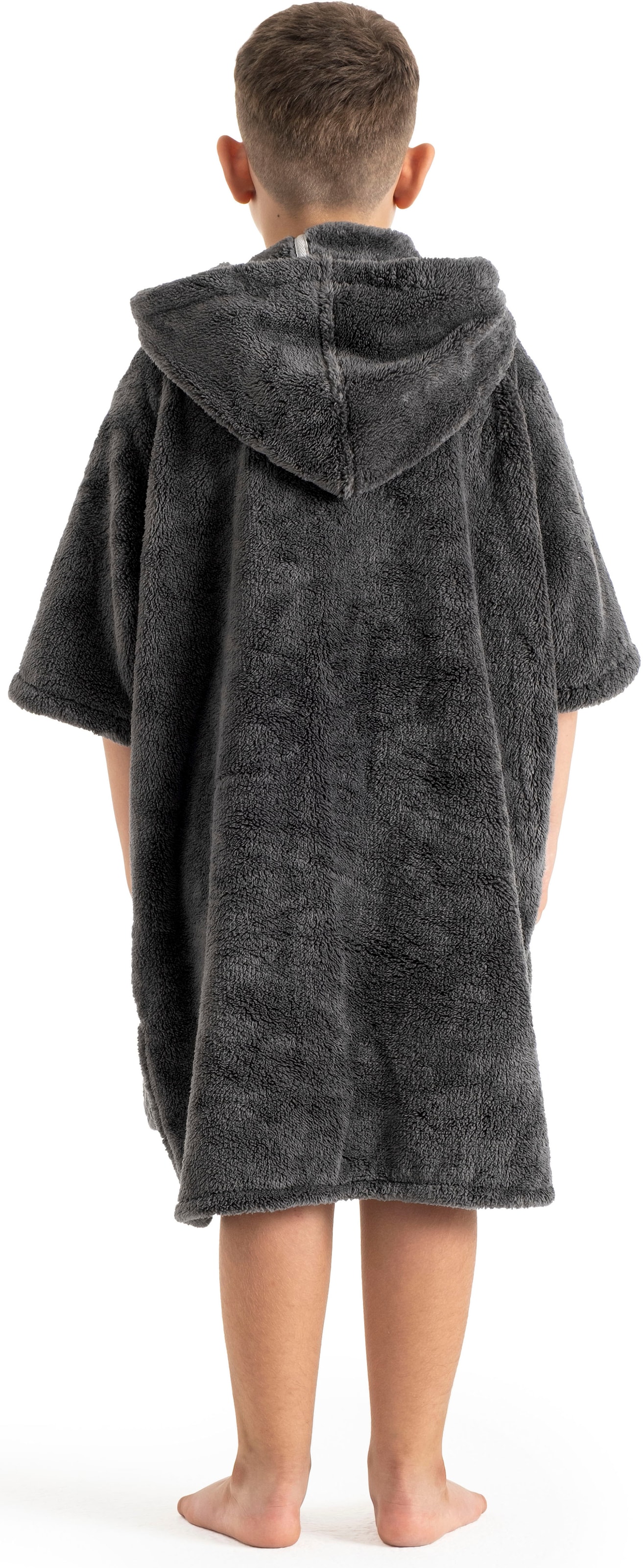 my home Badeponcho »Lillou, für Kinder, ideal für Urlaub oder im Schwimmbad« 1 Stk. tlg., weich und kuschelig, Fleece, plüsch, Surfponcho