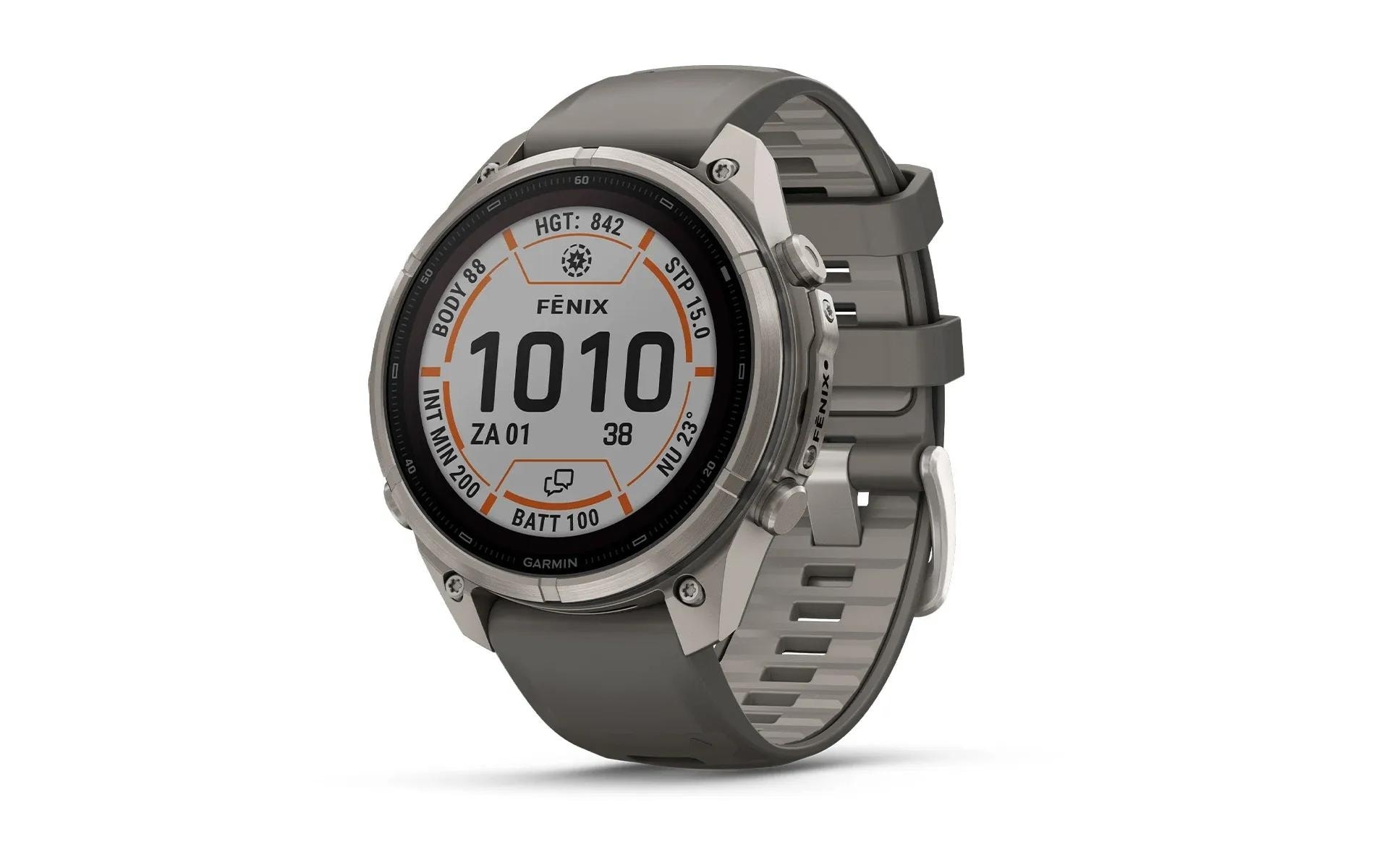 Image of Garmin Smartwatch "Fenix 9 Pro inReach Solar 51 mm Titan Silikon"