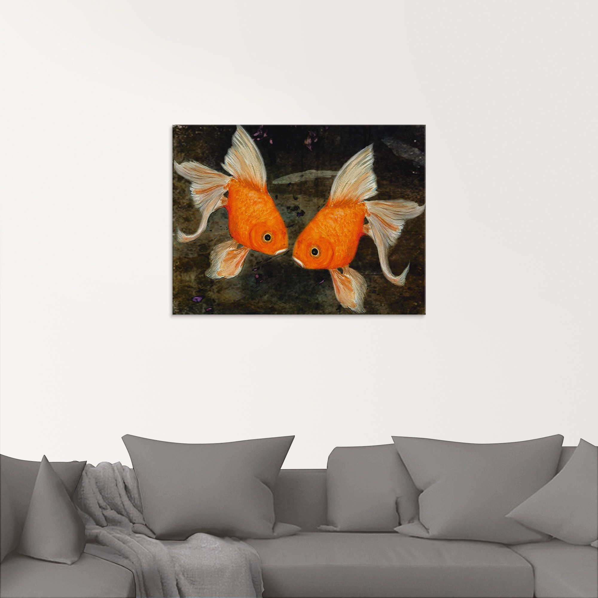 Artland Glasbild »Turtelfische«, Wassertiere, (1 St.), in verschiedenen Grössen