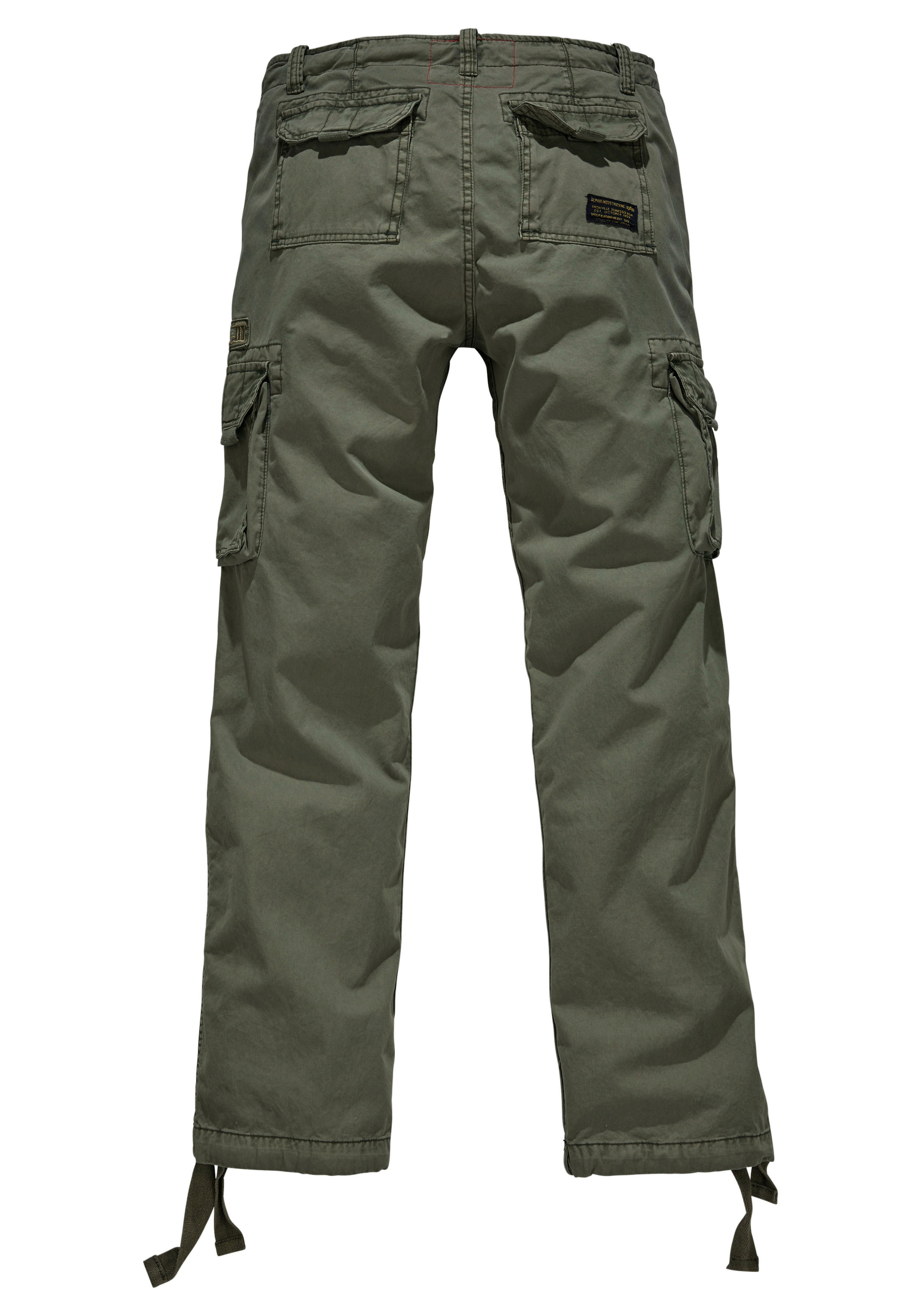 Alpha Industries Cargohose »Jet Pant«, mit seitlichen Cargotaschen und Kordelzug am Beinabschluss