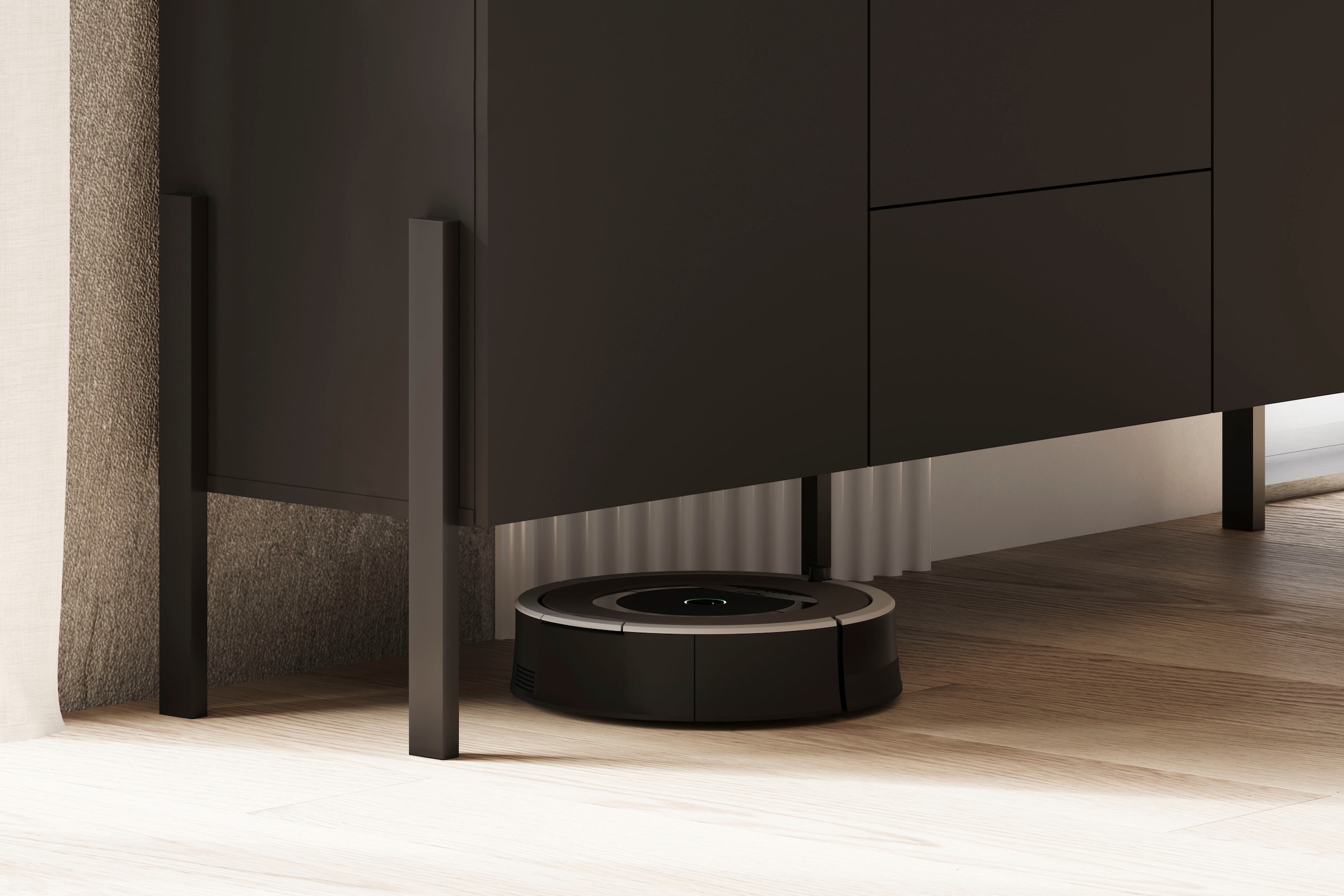 GOODproduct Buffet »Jukon, Breite 150 bzw.180 cm, moderne grifflose Kommode« Schubladenschrank 2 Türen/3 Schubkästen, push-to-open-Funktion