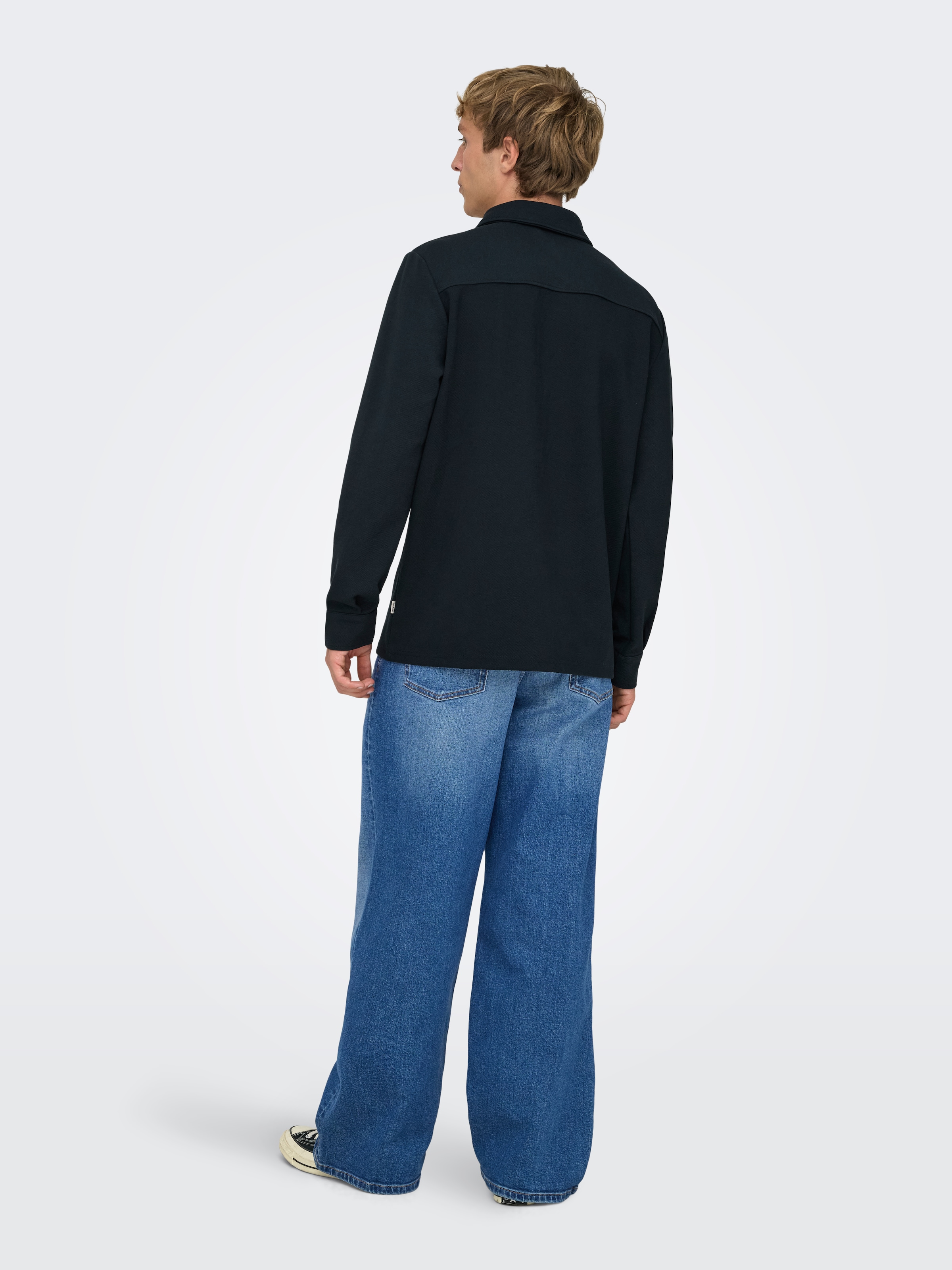 ONLY & SONS Langarmhemd »ONSNEWKODYL OVERSHIRT SWEAT NOOS«