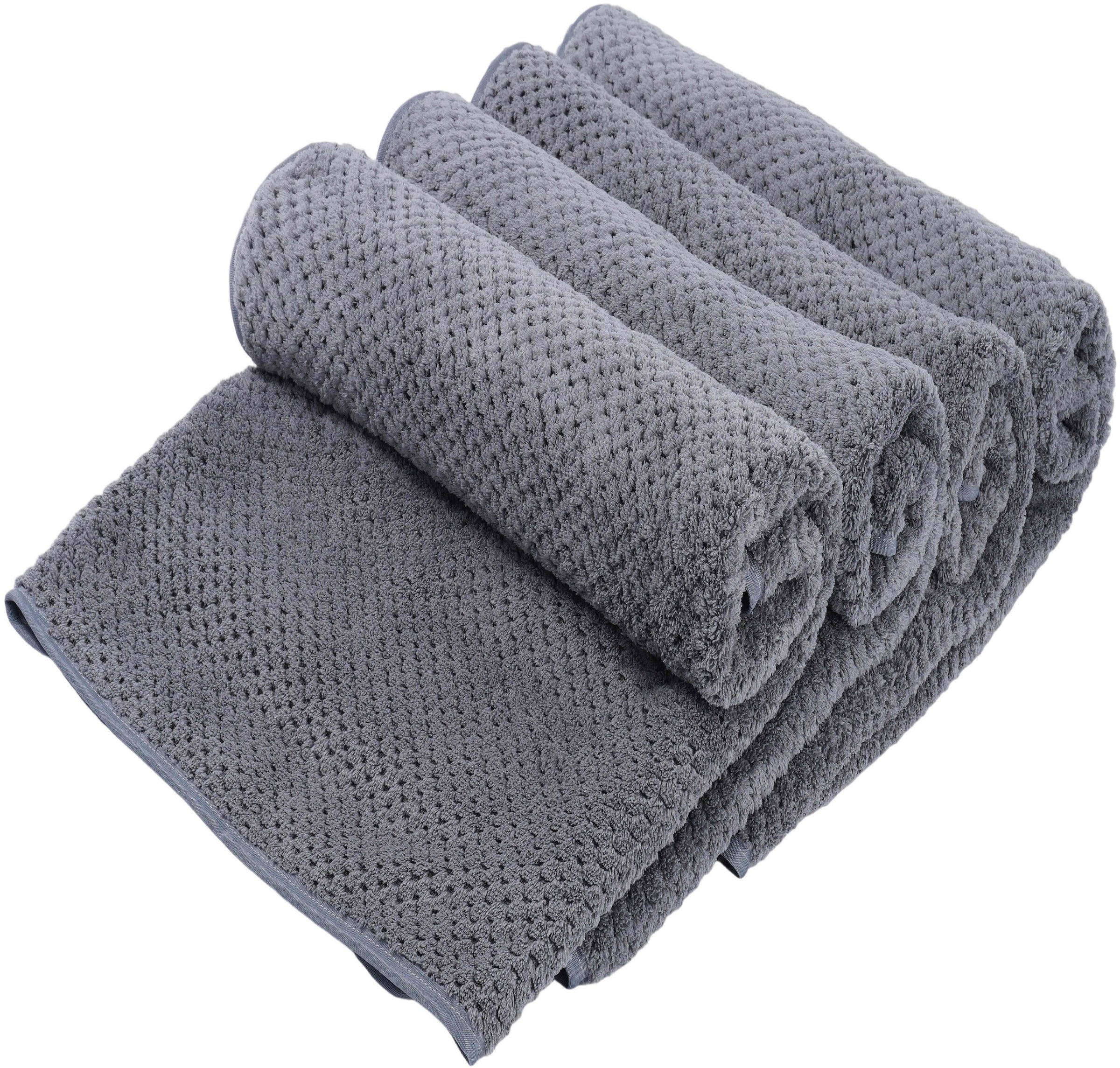 GOODproduct Serviettes »Parris, diverse Grössen, ideal als Sporthandtuch, Reisehandtuch« sehr leicht, kompakt, schnelltrocknend, Mikrofaser, mit Waffelmuster