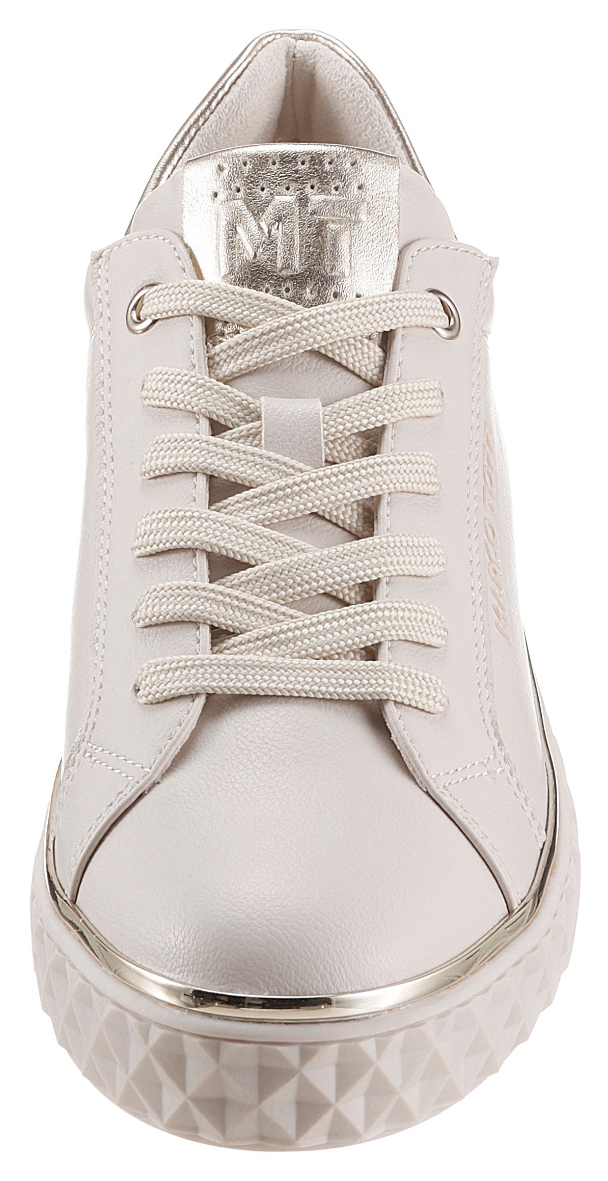 MARCO TOZZI Plateausneaker, mit tollen Metallic-Details