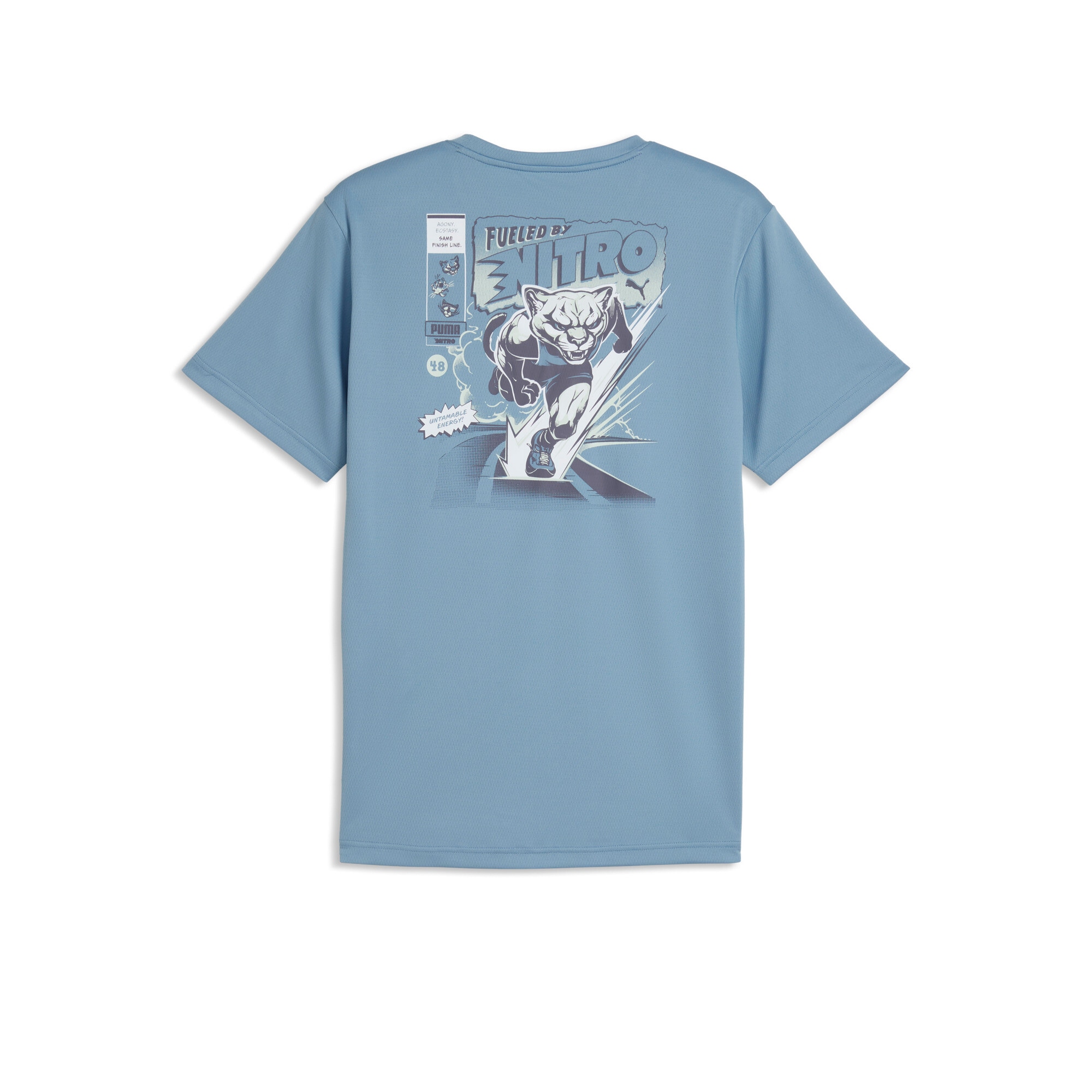 PUMA Laufshirt »M RUN NITRO GRAPHIC TEE« mit Rundhalsausschnitt, atmungsaktiv, schnelltrocknend