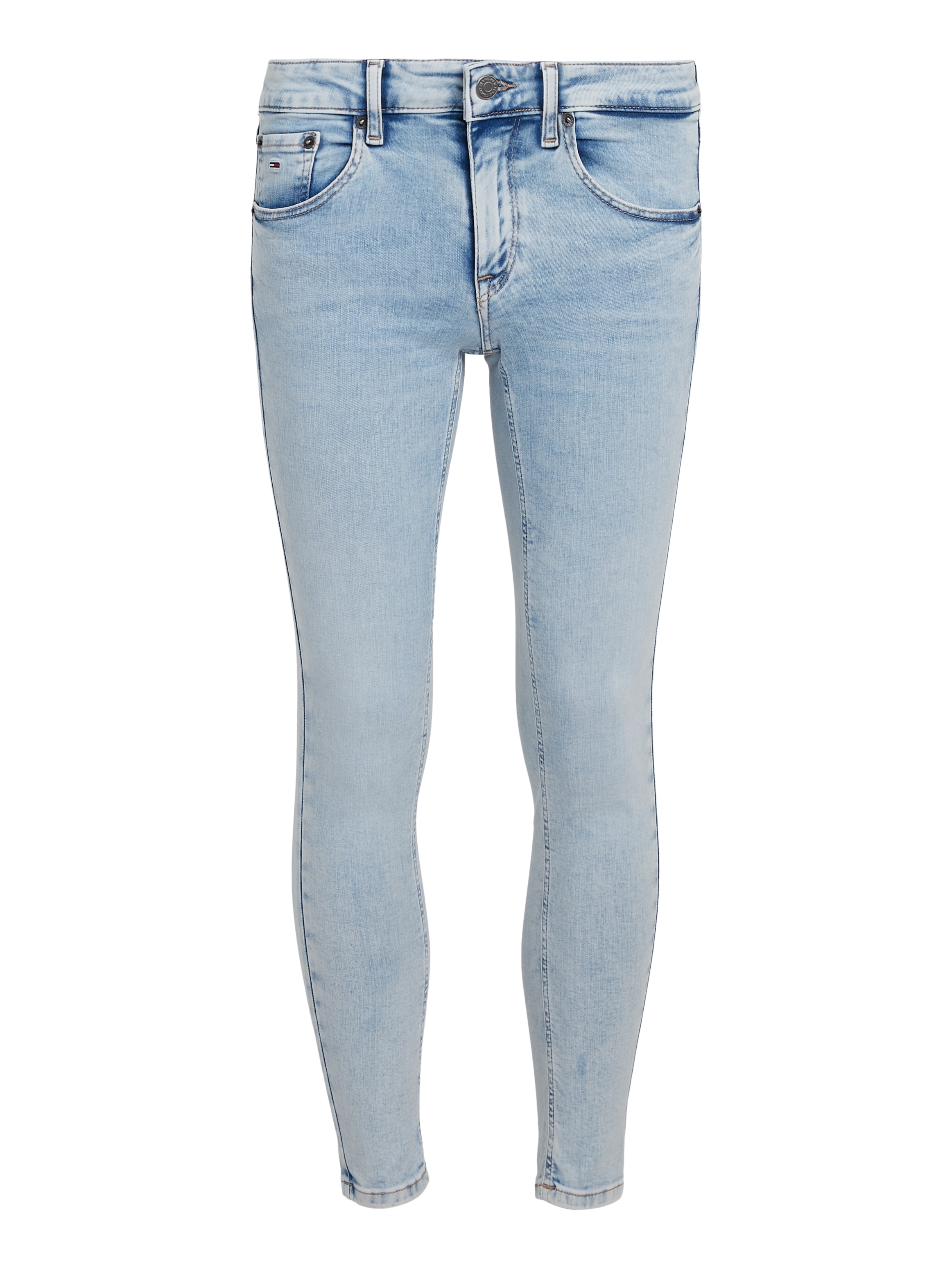Tommy Jeans Bequeme Jeans »Scarlett Low Waist Skinny«, mit Ledermarkenlabel