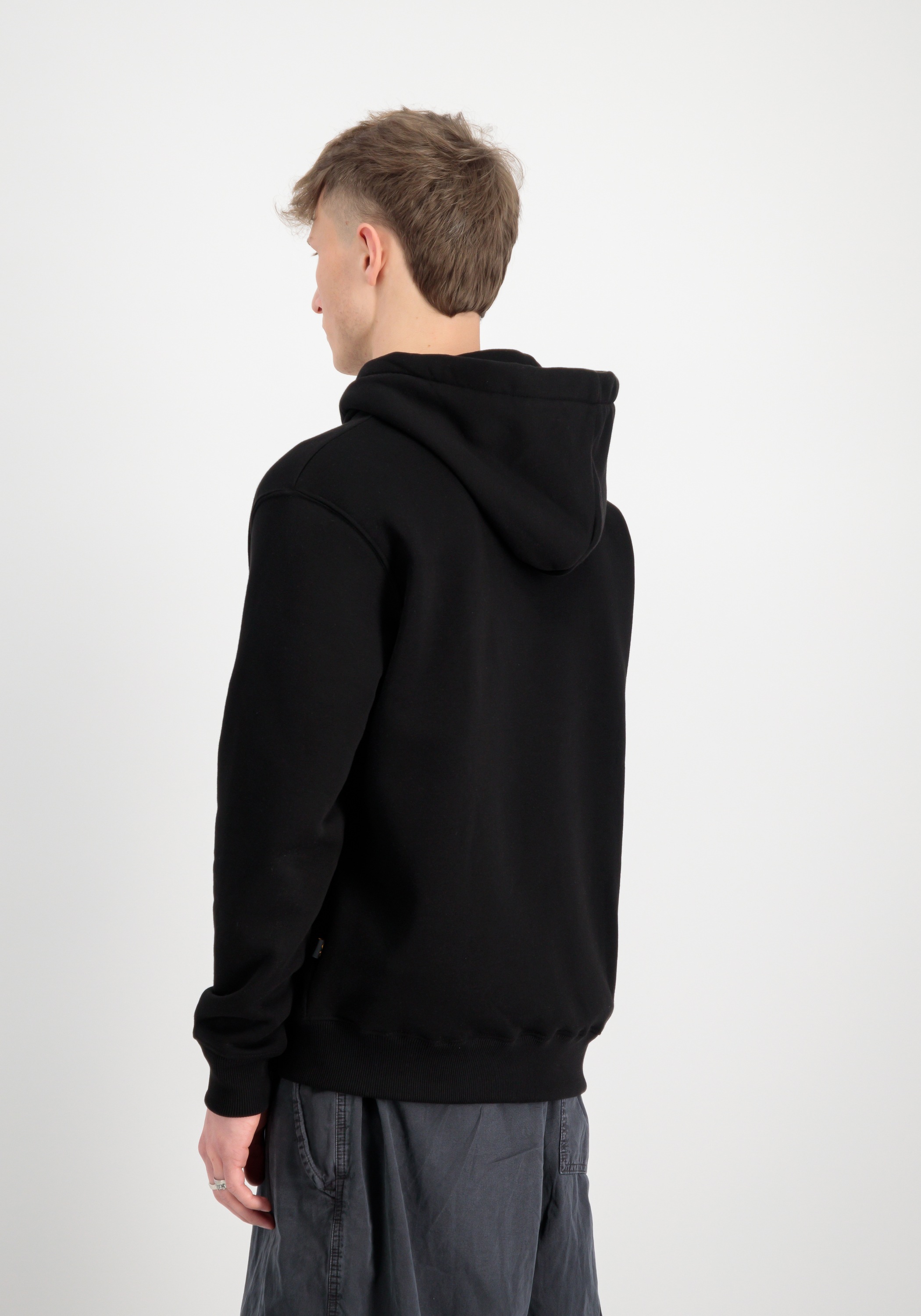 Alpha Industries Hoodie »Alpha Industries Men - Hoodies Basic Hoodie Carbon«