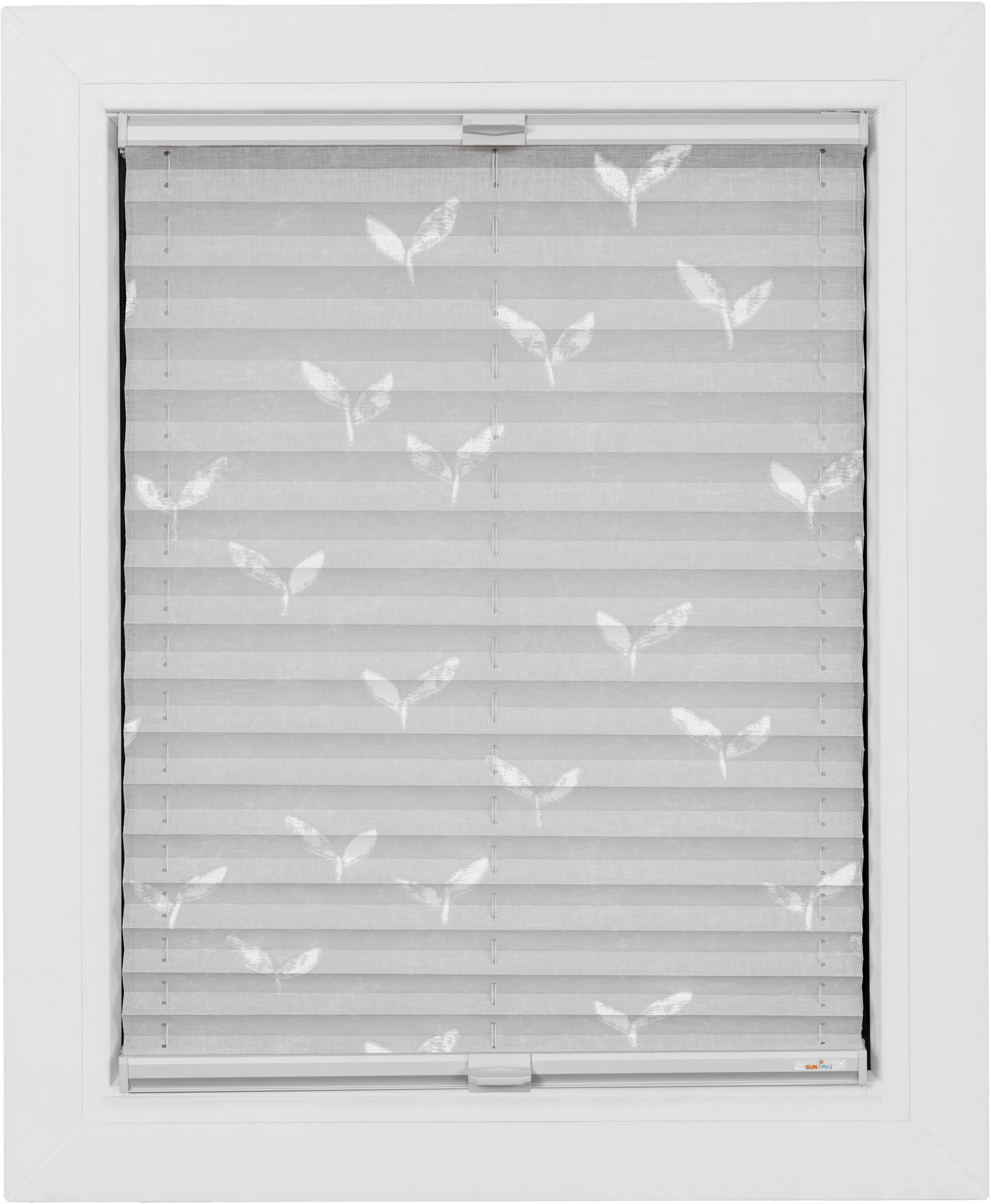 Image of sunlines Plissee nach Mass »Start-up Style Fleur«, Lichtschutz, mit Bohren, verspannt bei Ackermann Versand Schweiz