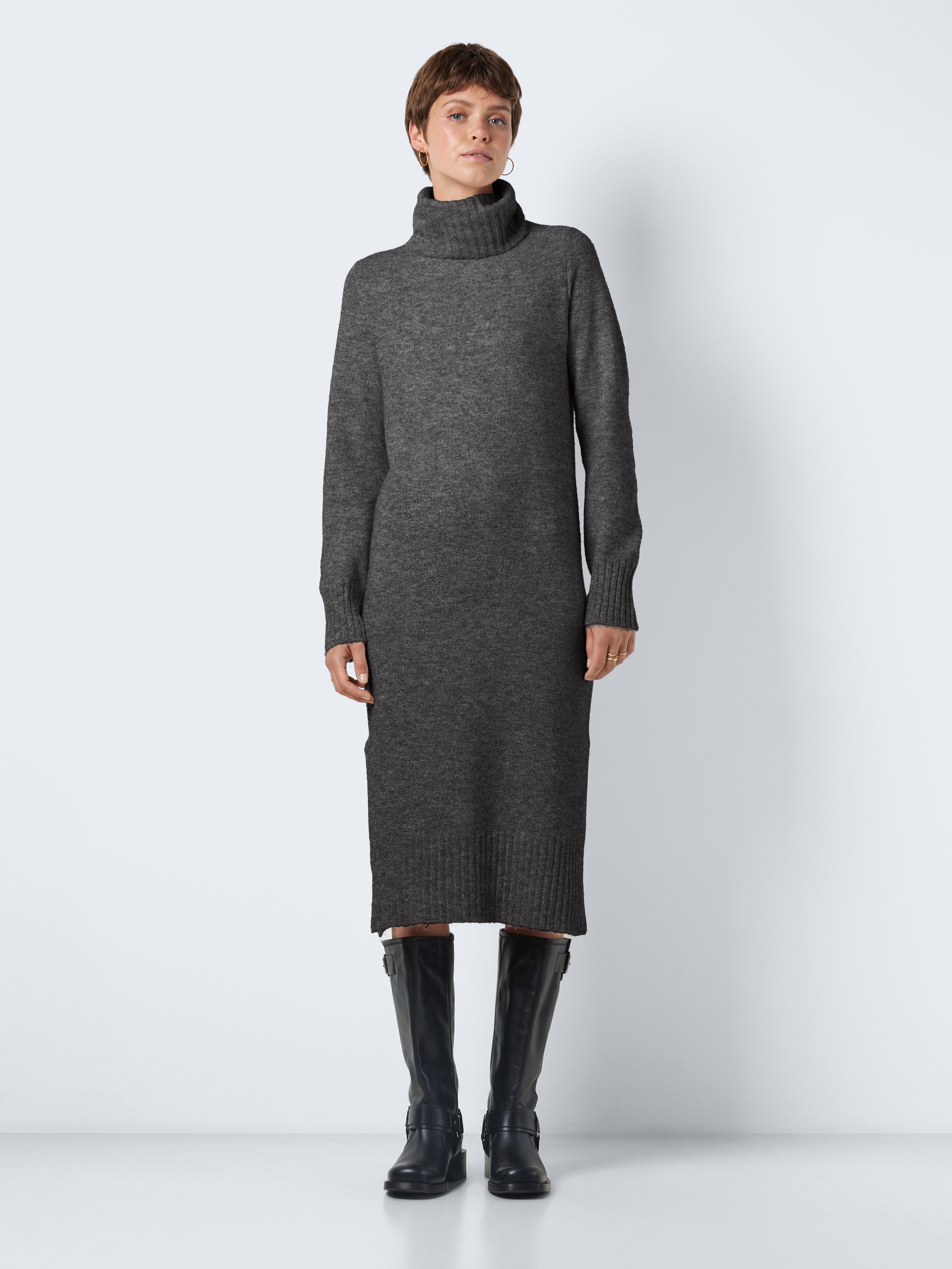 Strickkleid »NMVIOLA L/S ROLLNECK KNIT DRESS FWD NOOS«