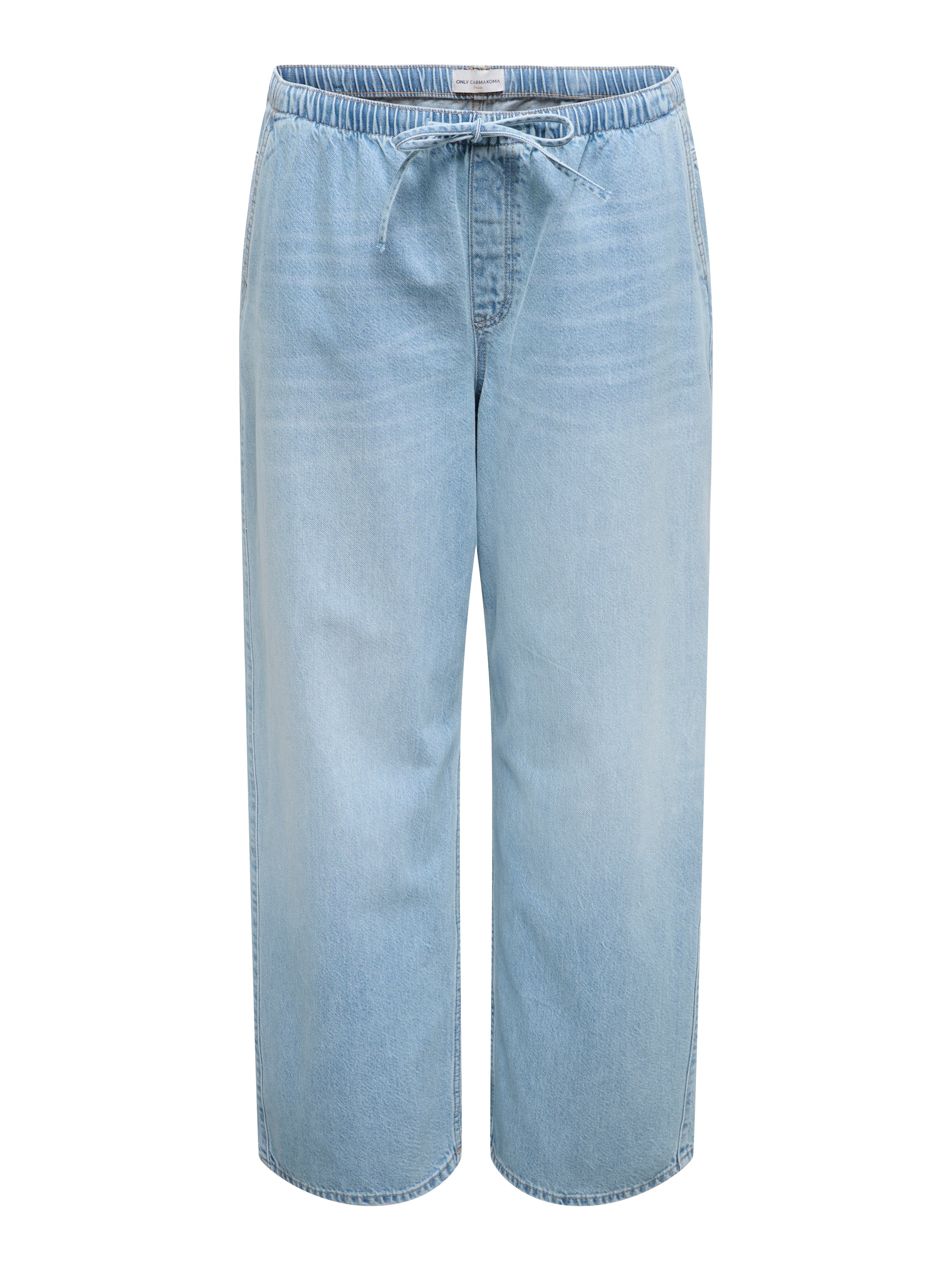 Image of ONLY CARMAKOMA Relax-fit-Jeans "CARJAY PULL UP STRING DNM PANT PIM"