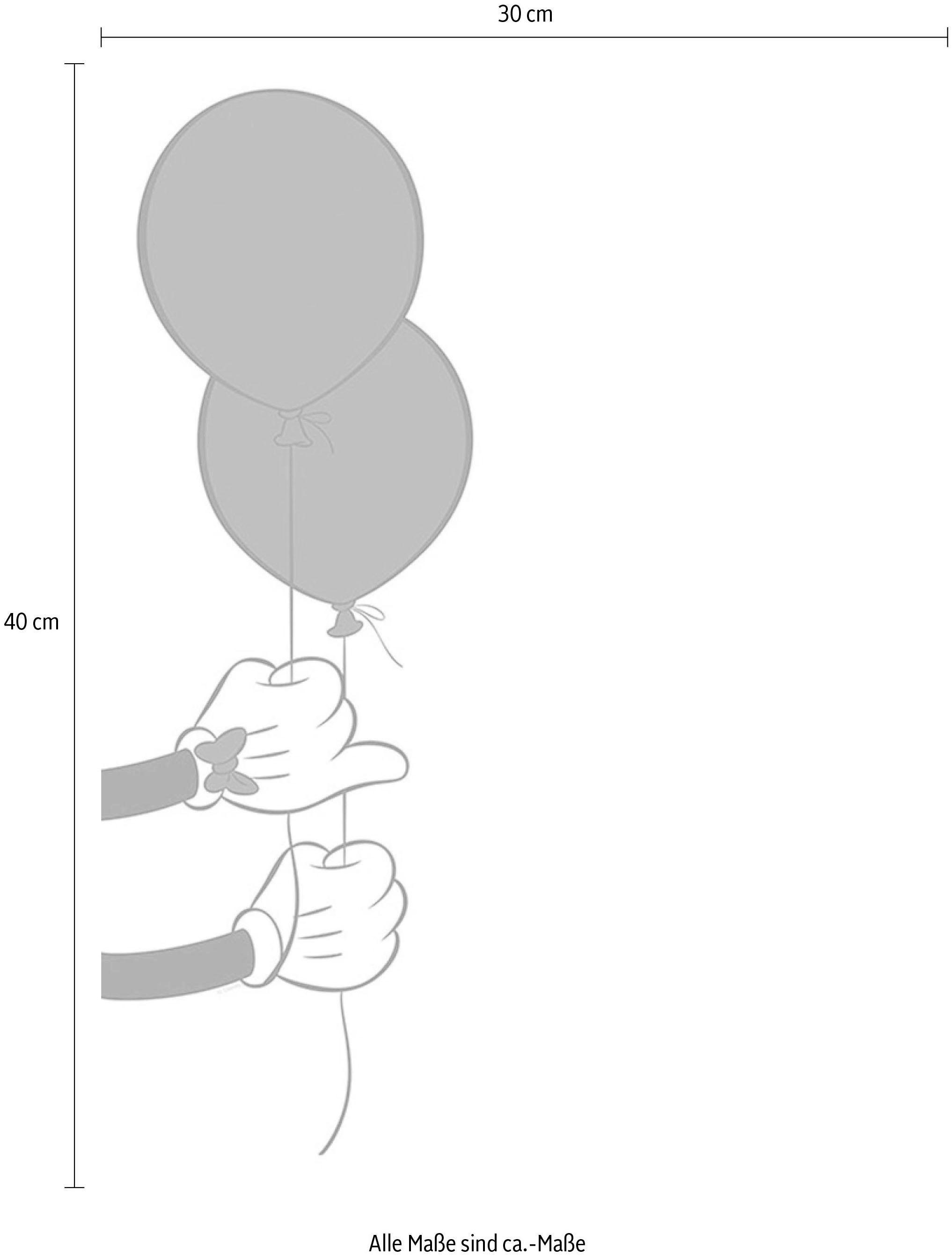 Komar Bild »Mickey Mouse Balloon«, Disney, (1 St.), Wandbild zur Dekoration im Kinderzimmer - ohne Rahmen