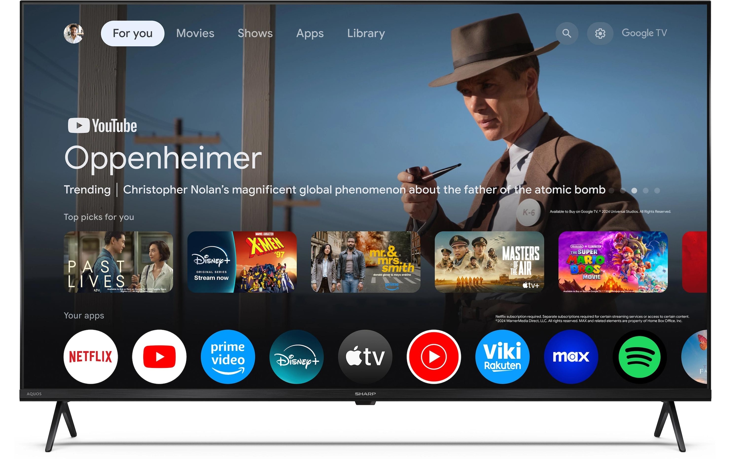 Sharp LED-Fernseher »4T-C43HLx« 108 cm/43 ″ Smart-TV