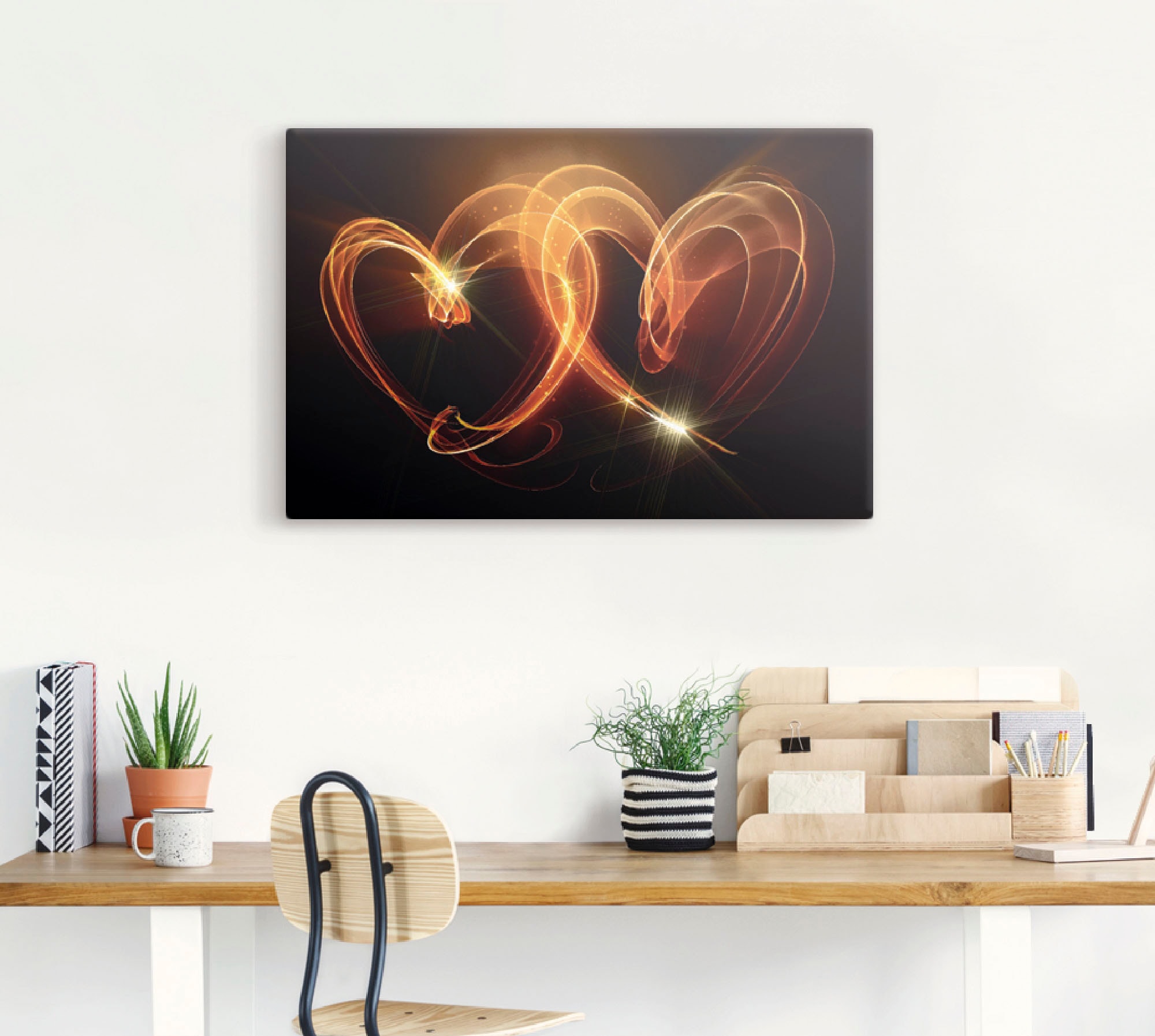 Artland Tableau sur toile »Verbundenheit« 1 cuis tlg. auf Holzrahmen gespannt