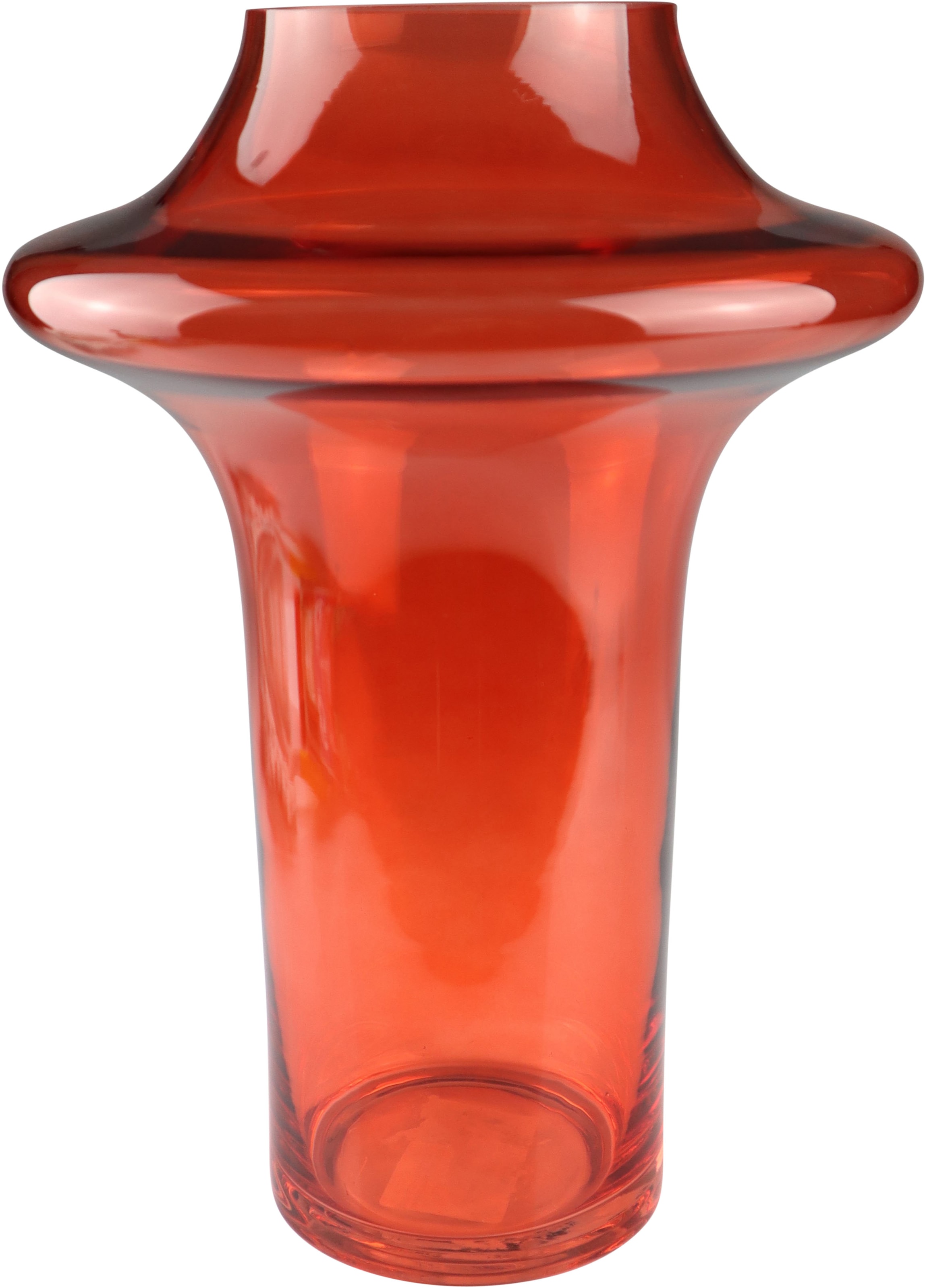 Image of AM Design Dekovase "Lebendige, orangefarbene Glasvase" bringt Farbe und Leben in Ihren Raum