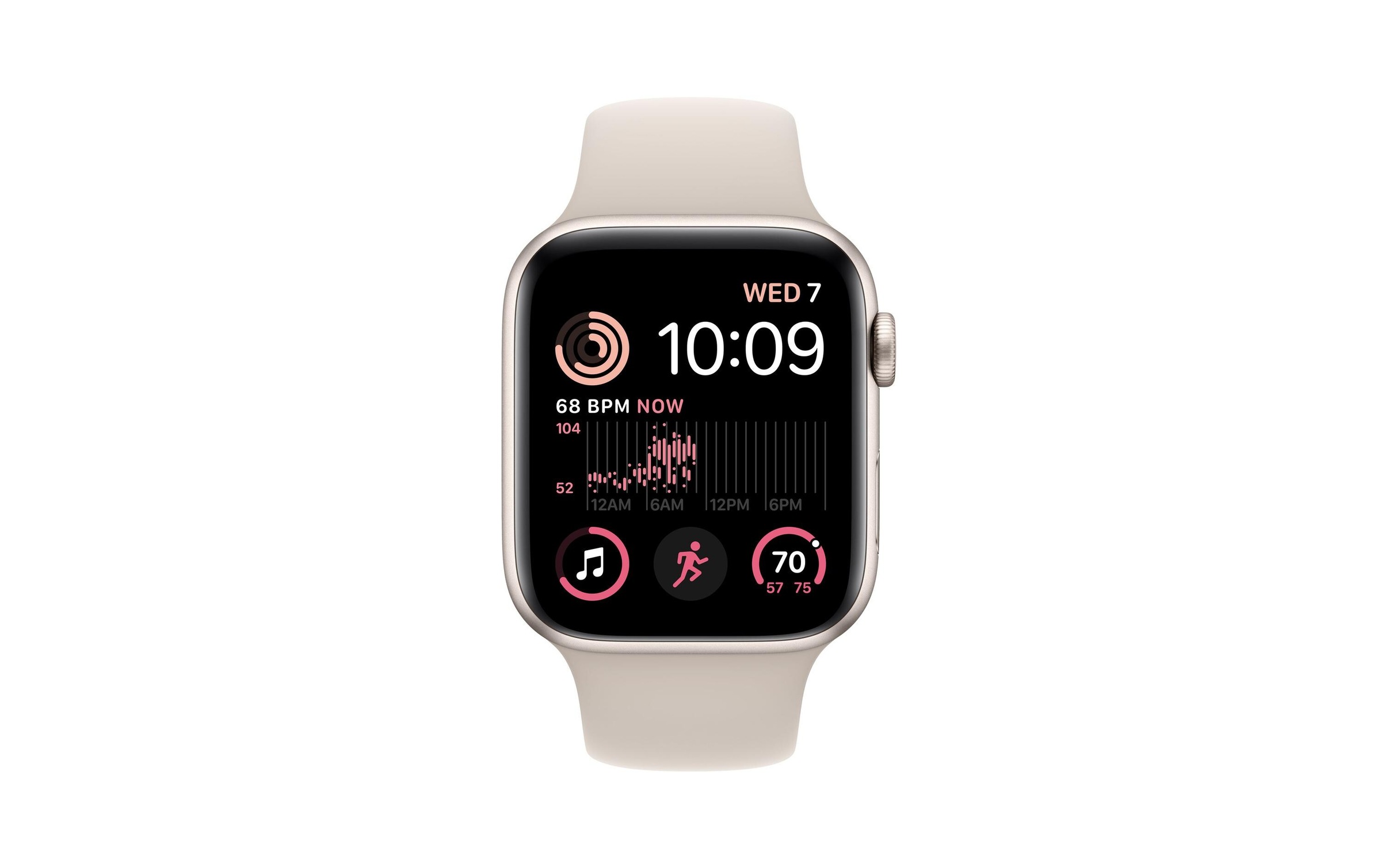 Apple Smartwatch »SE 2022, Aluminium-Gehäuse«, (Watch OS)