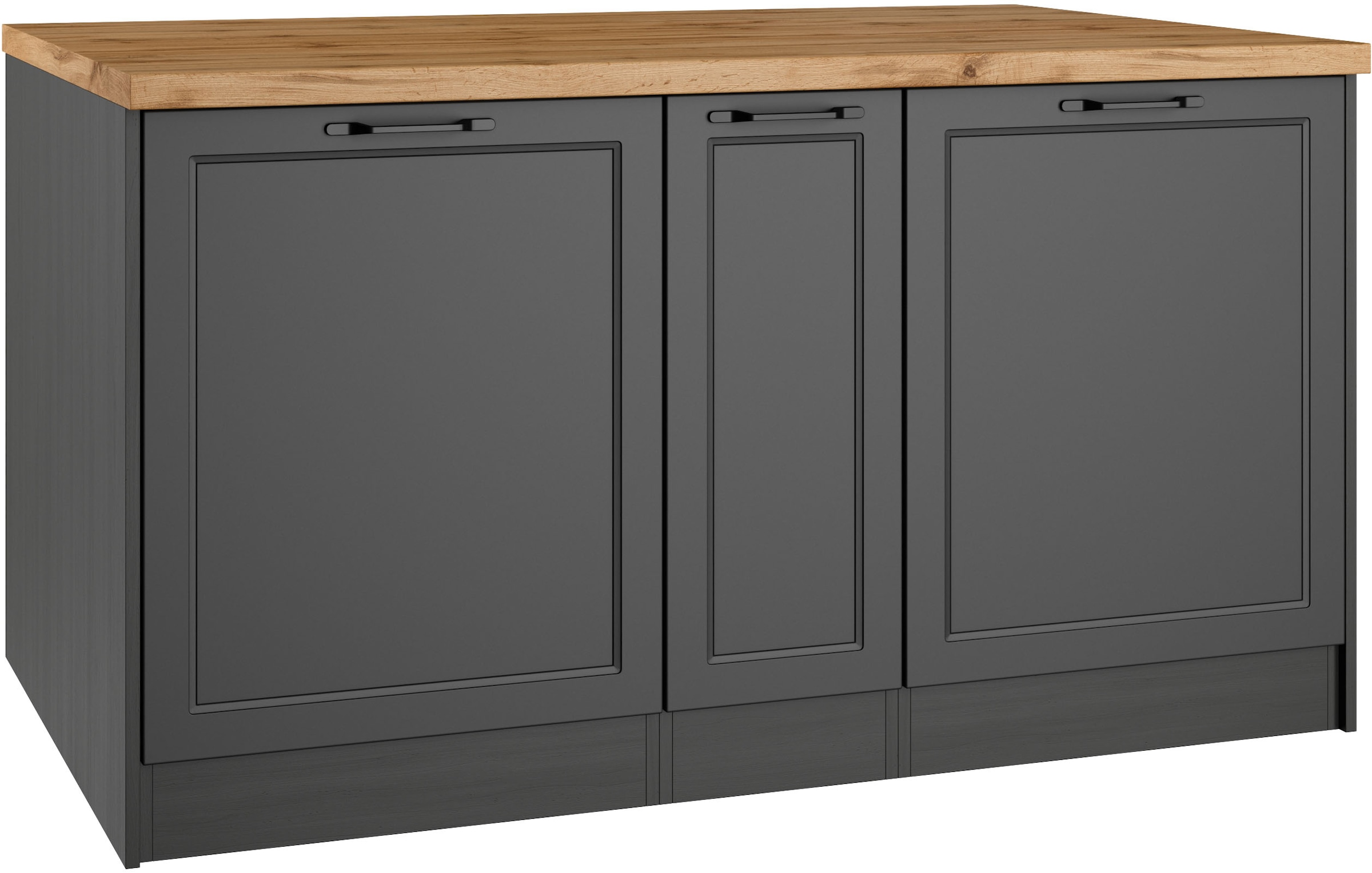 KOCHSTATION Kücheninsel »KS-Lana, Breite 153 cm« MDF-Fronten, Arbeitsplatte 38mm stark