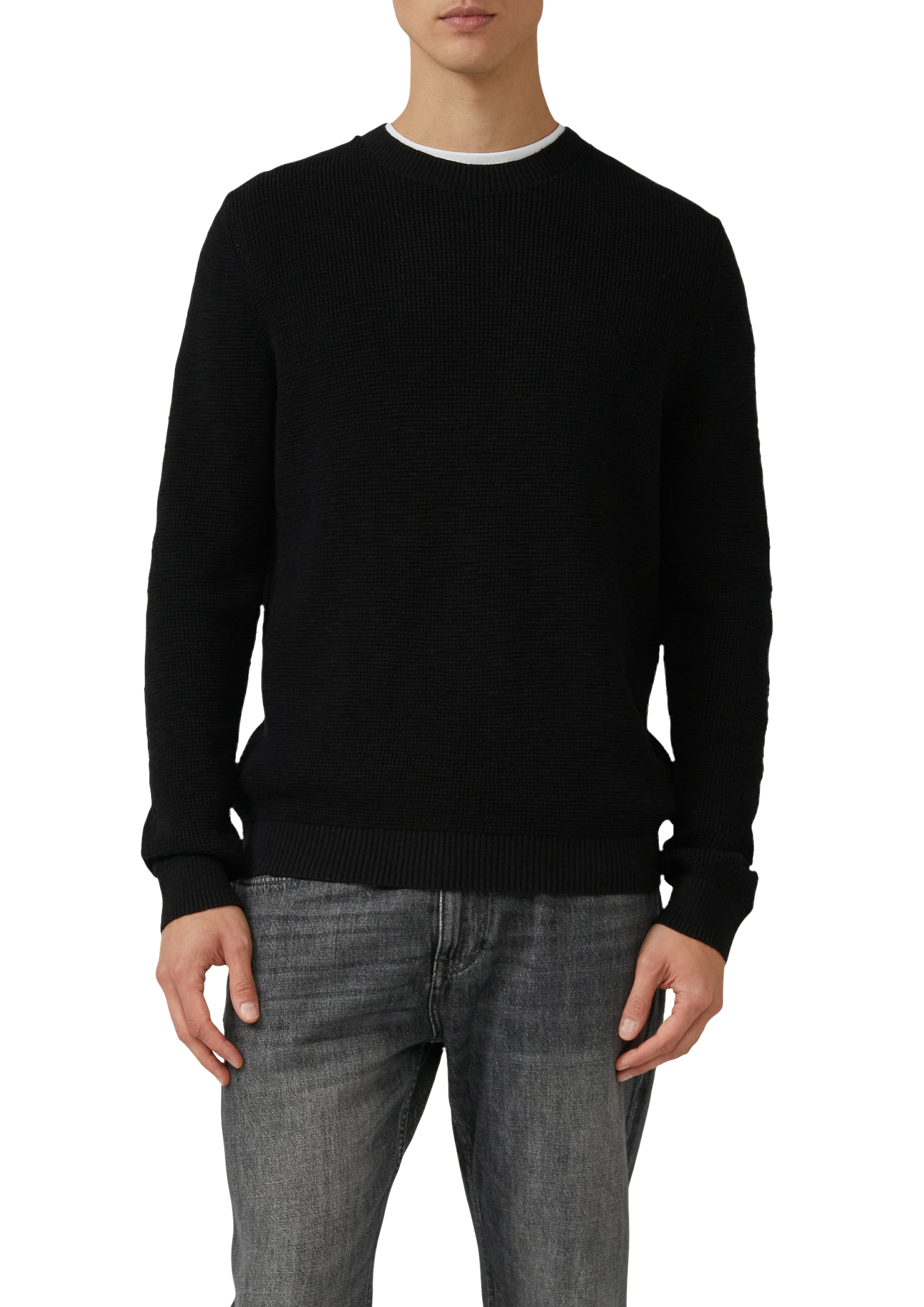 s.Oliver Strickpullover langarm, Grob-Strick