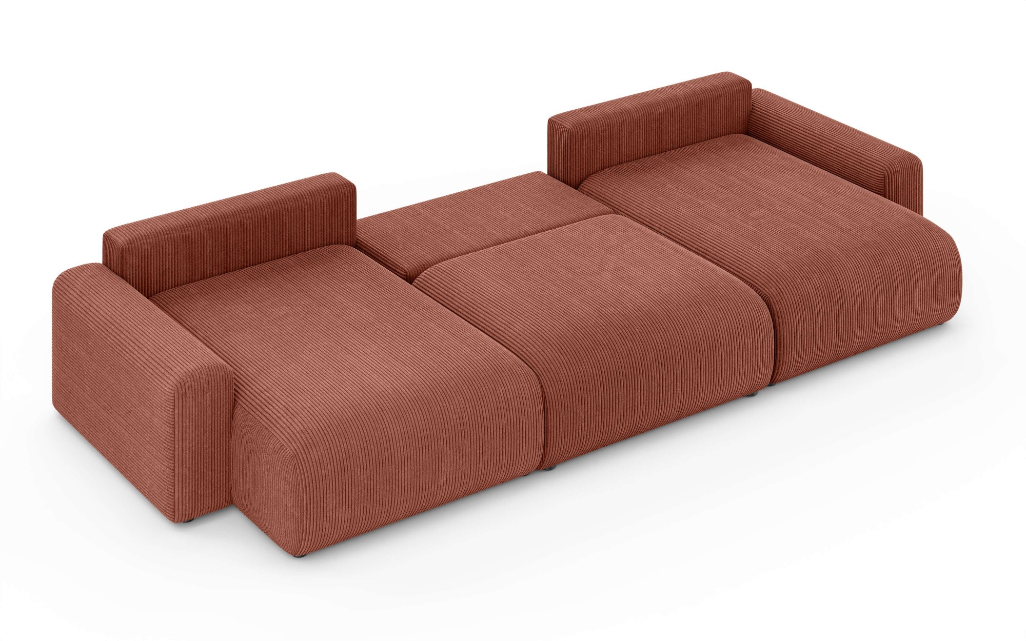 Home affaire Wohnlandschaft »LAKESIDE mit Bettfunktion und Bettkasten, Masse B/T/H: 332,5/142/84 cm«, U‑Form mit vielen Kissen und Wellenunterfederung