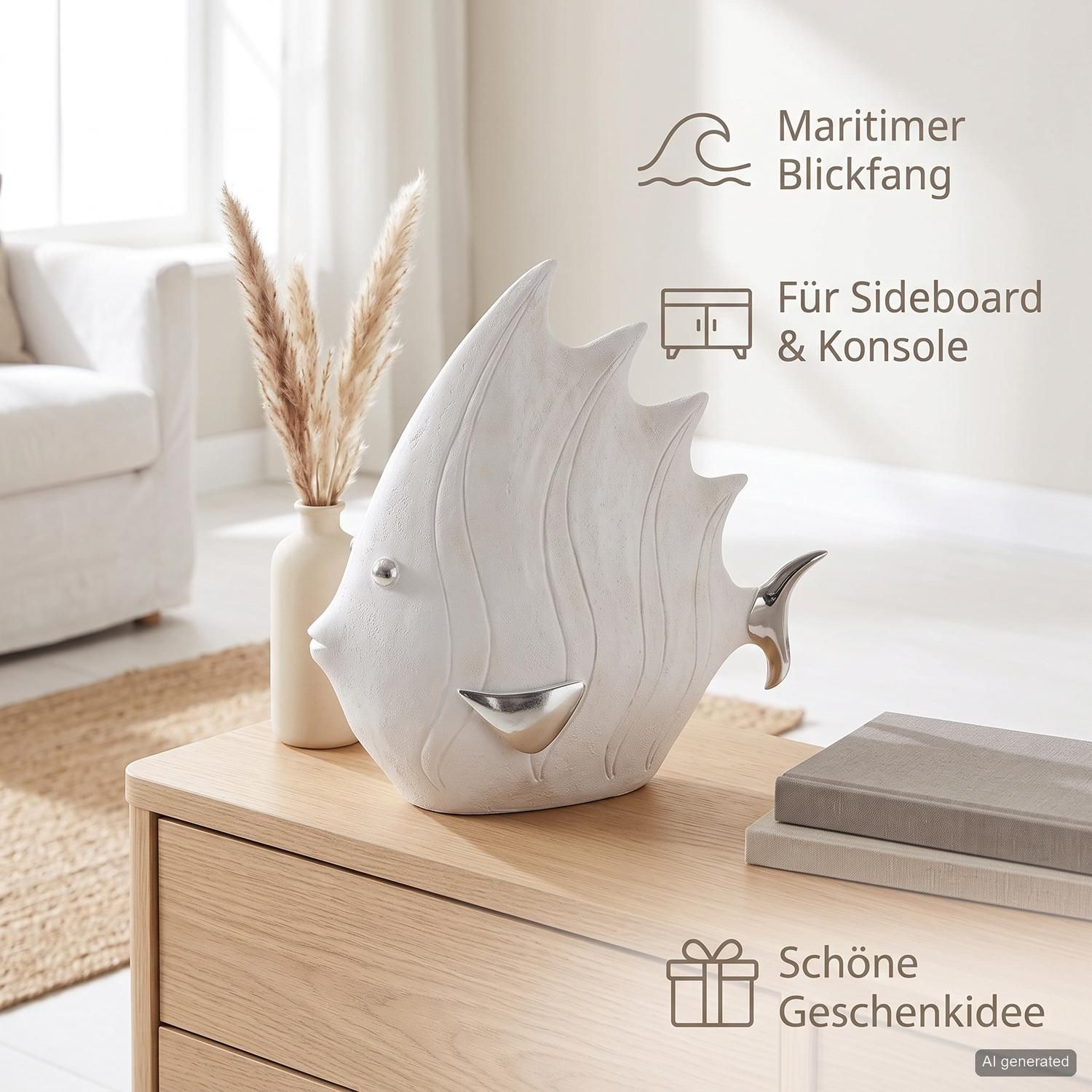 Image of GILDE Tierfigur "Fischfigur"