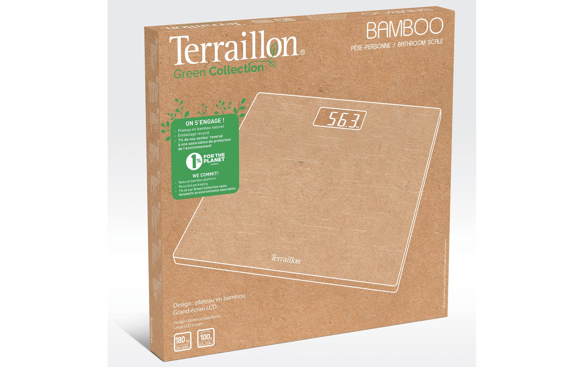 Terraillon Personenwaage »Bamboo Bra«