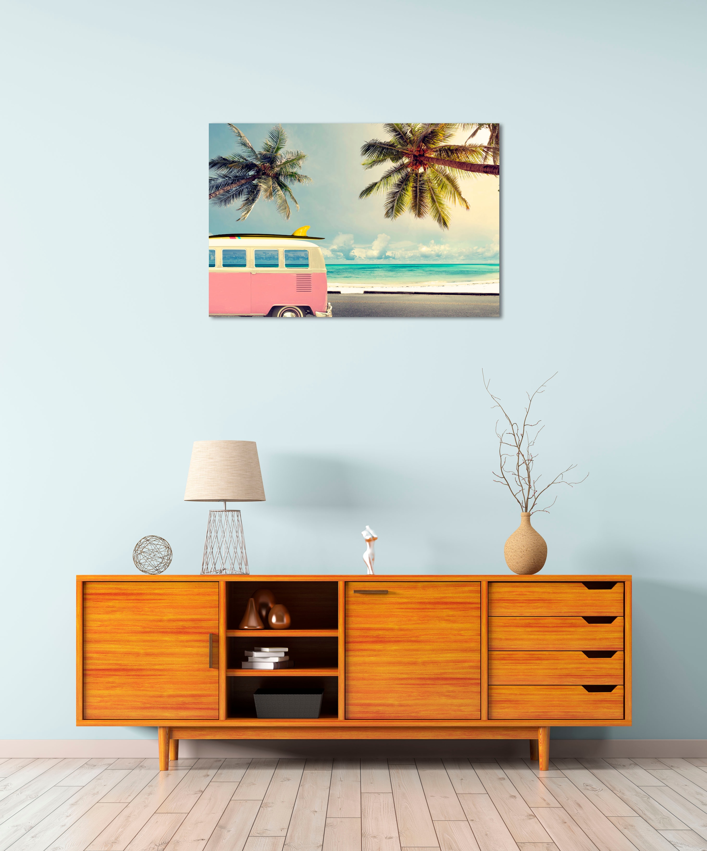 Image of queence Acrylglasbild "Enka" Himmel Italien Meer Meer Bilder Spanien Sport Strand 1 Stk. tlg. Fine Art-Print in Galeriequalität