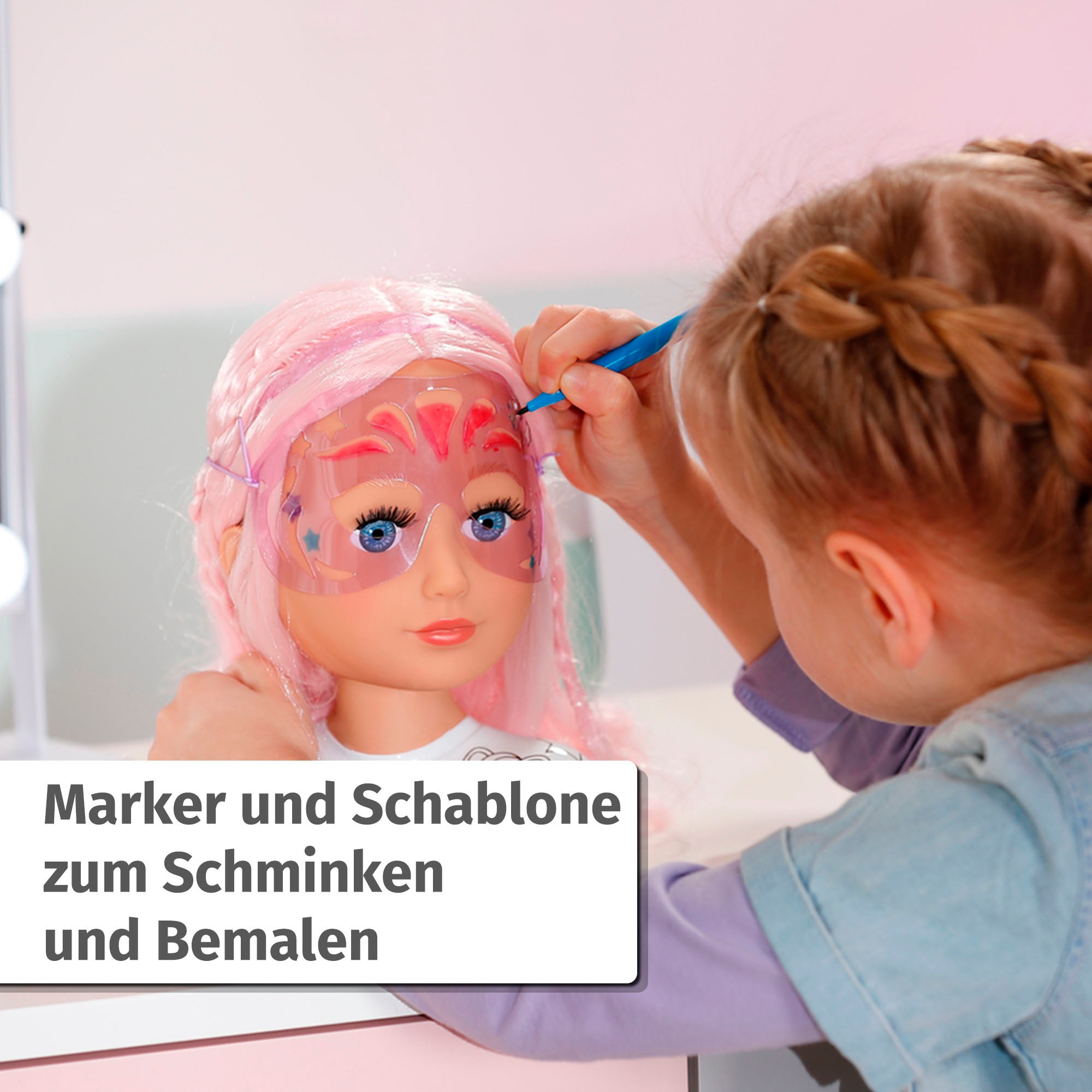 Baby Born Tête à coiffer »Stylingkopf Kreativ« mit Zubehör