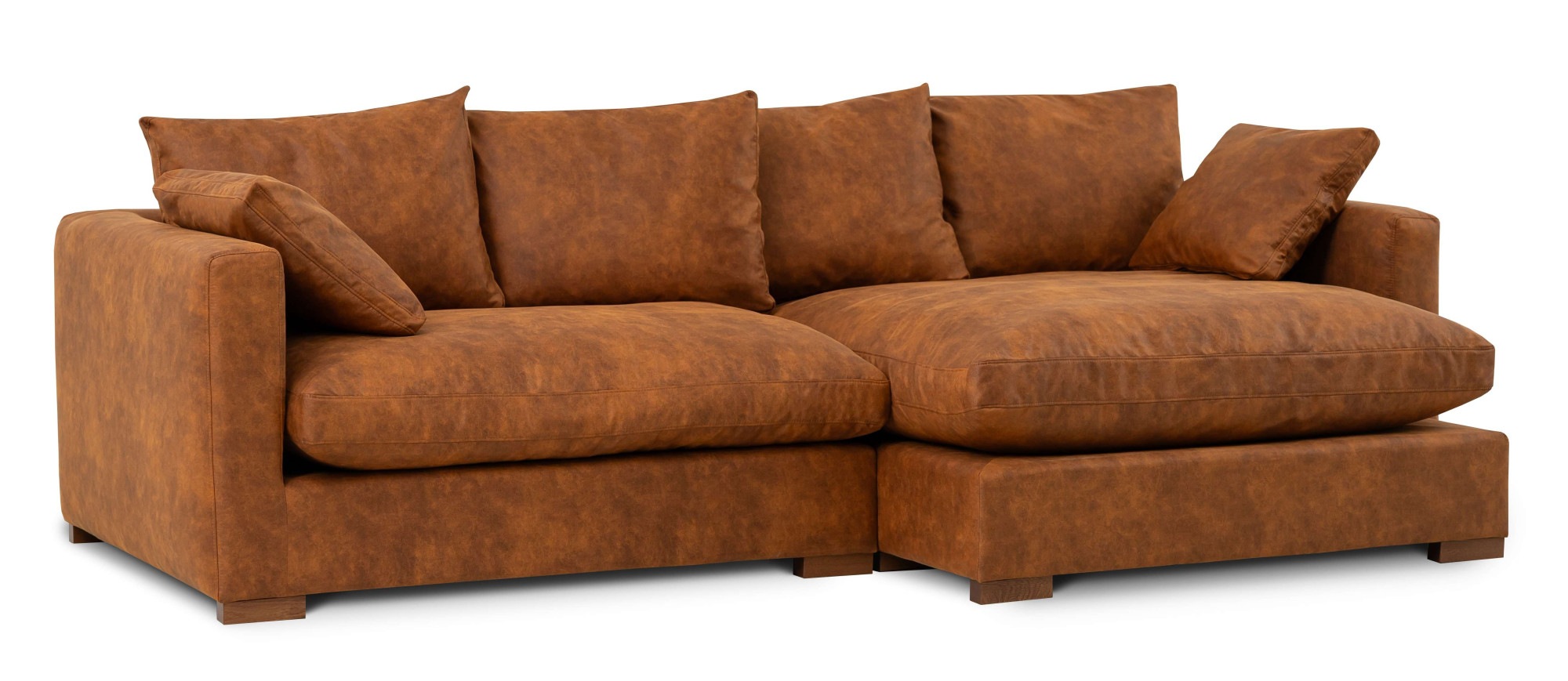 Home affaire Ecksofa »Coray« Breite 266 cm, extra weich und kuschelig, mit Federn und Daunen