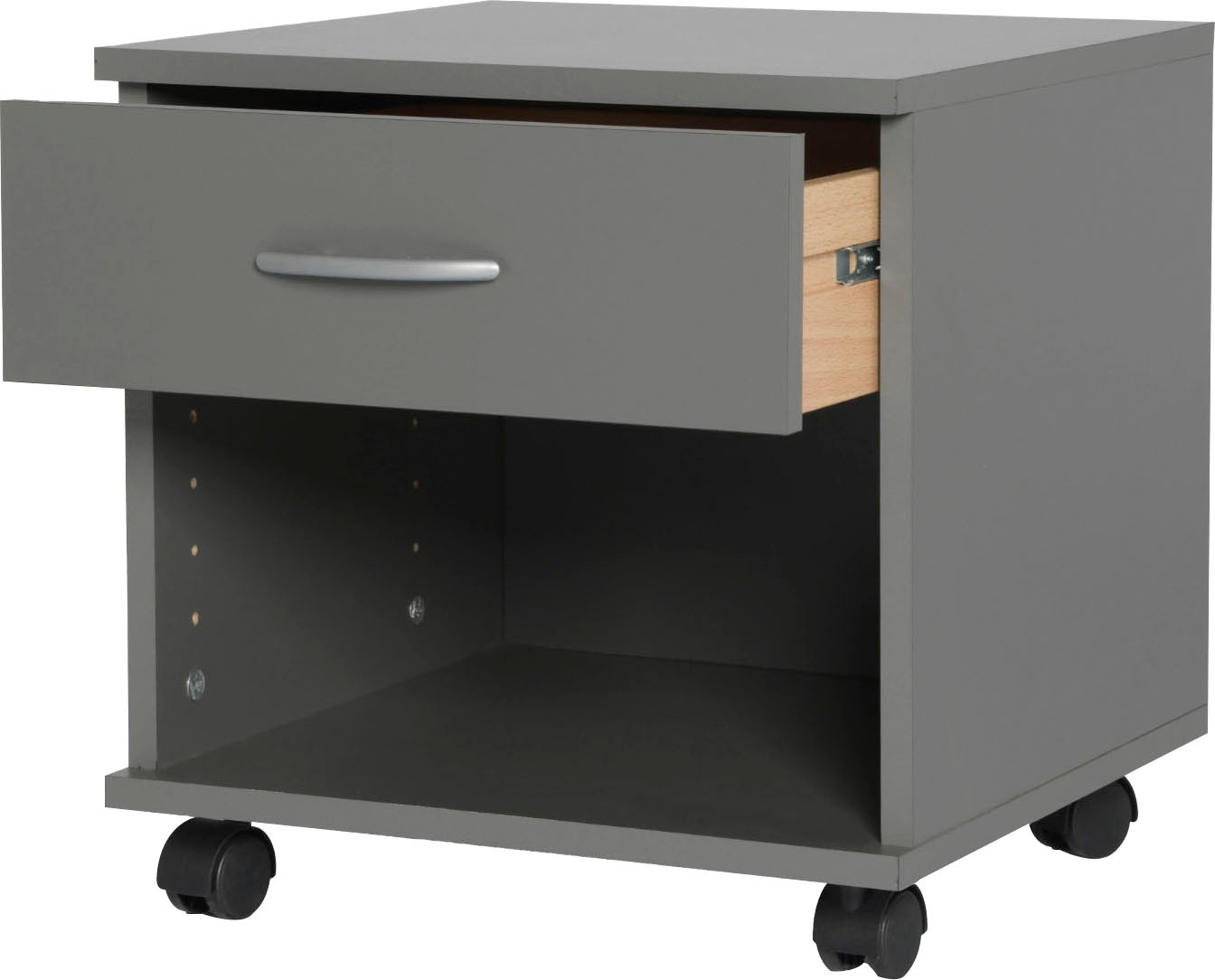 VOGL Möbelfabrik Rollcontainer »1191, Bürocontainer, Nachtschrank«, (1 St.), Ausführungen mit/ohne Schubladen, Höhe 41 cm, Made in Germany