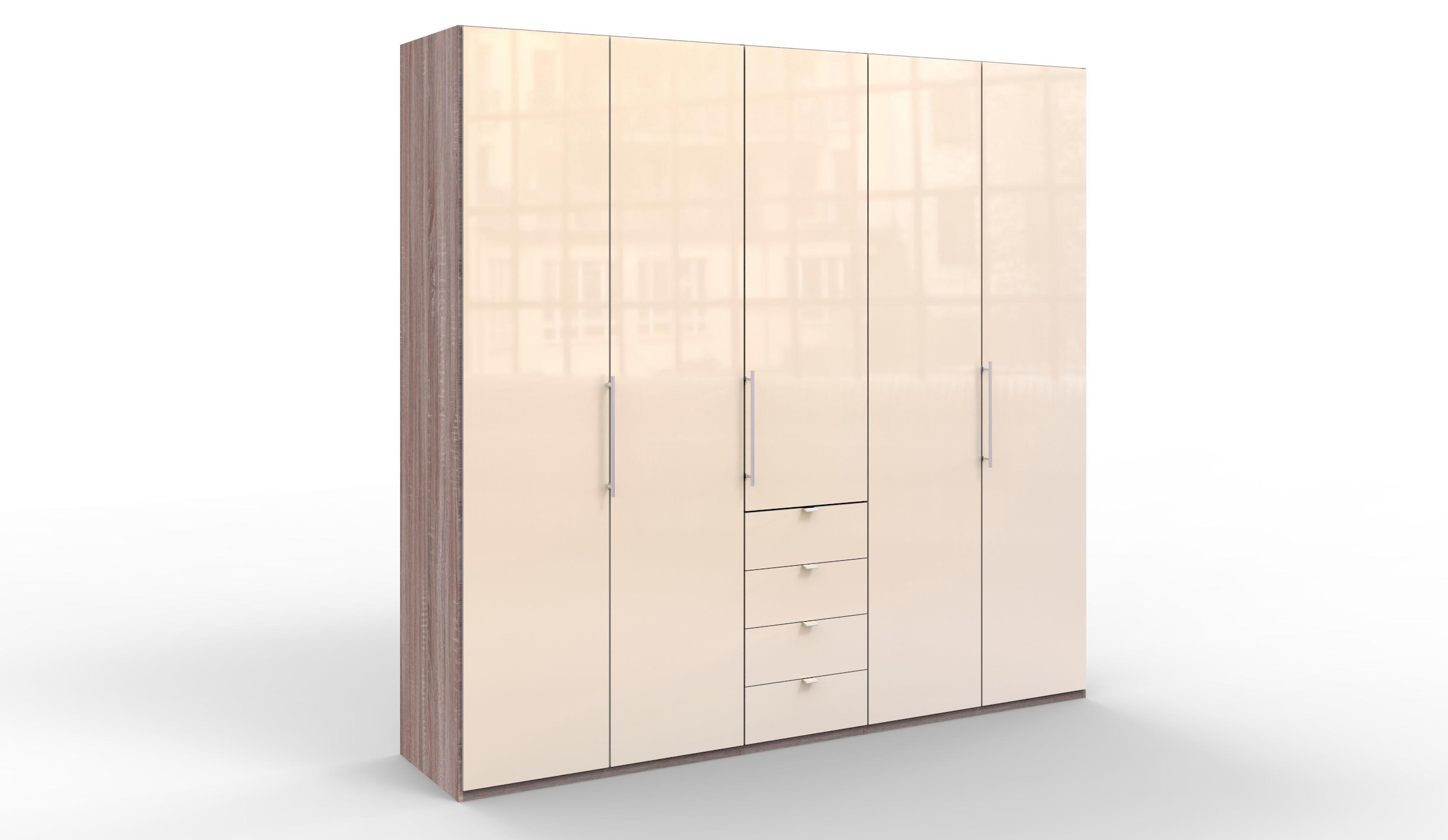 WIEMANN Kleiderschrank »Loft« Glasfront