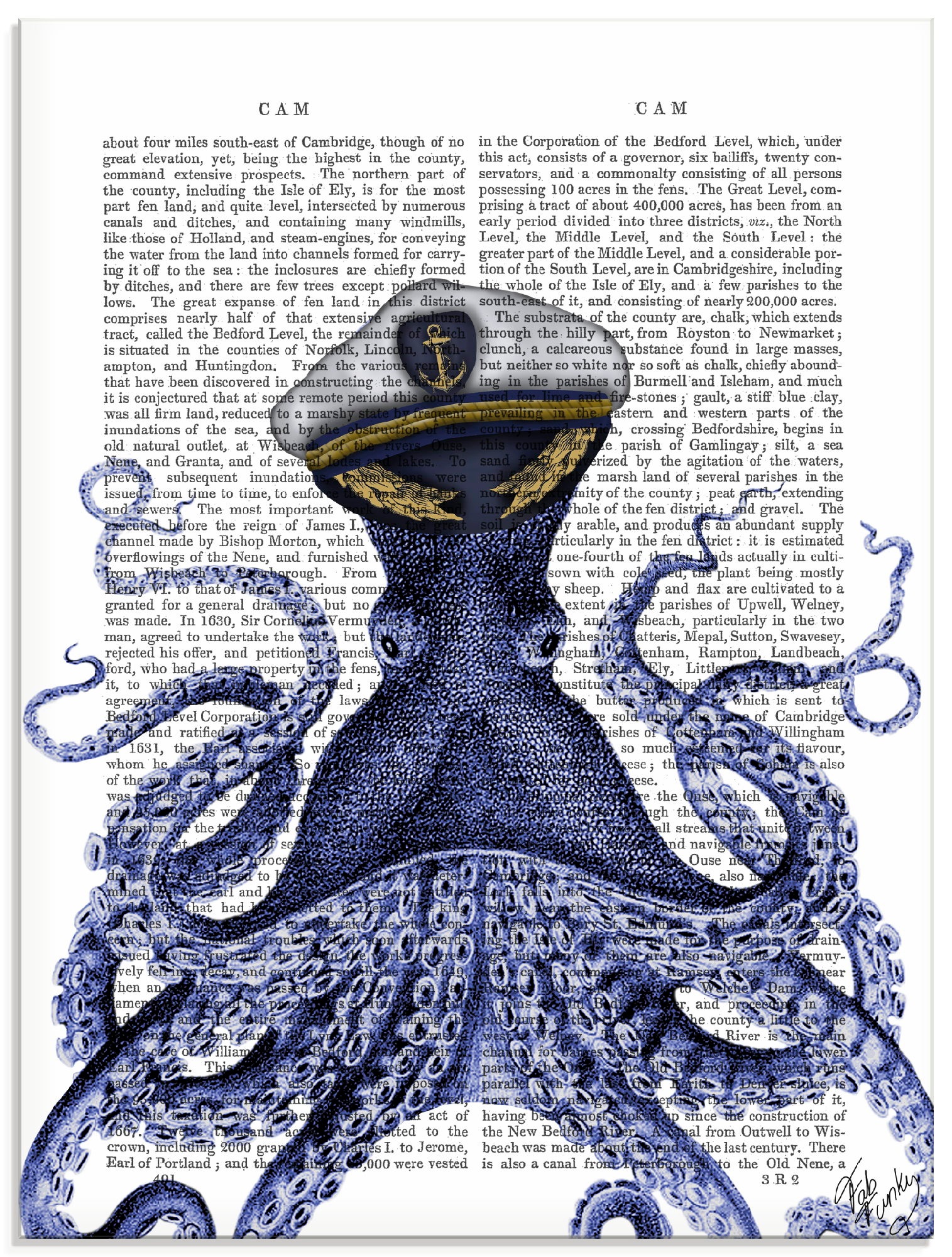 Image of Artland Glasbild »Kapitän Oktopus«, Wassertiere, (1 St.) bei Ackermann Versand Schweiz