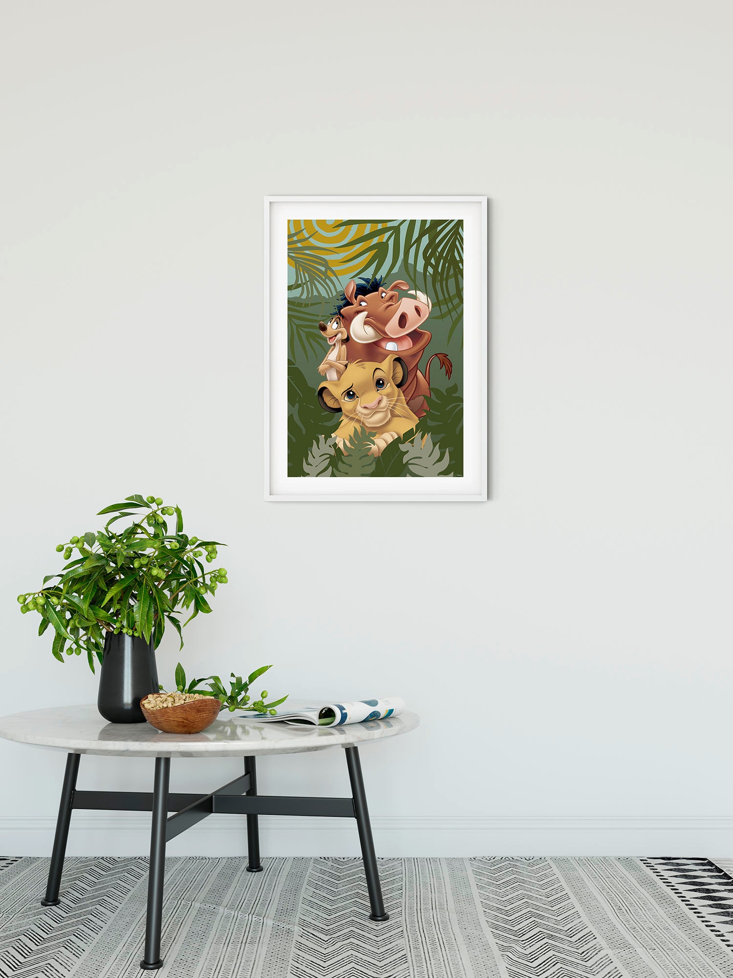 Komar Poster »Lion King Carefree«, (1 St.), Kinderzimmer, Schlafzimmer, Wohnzimmer