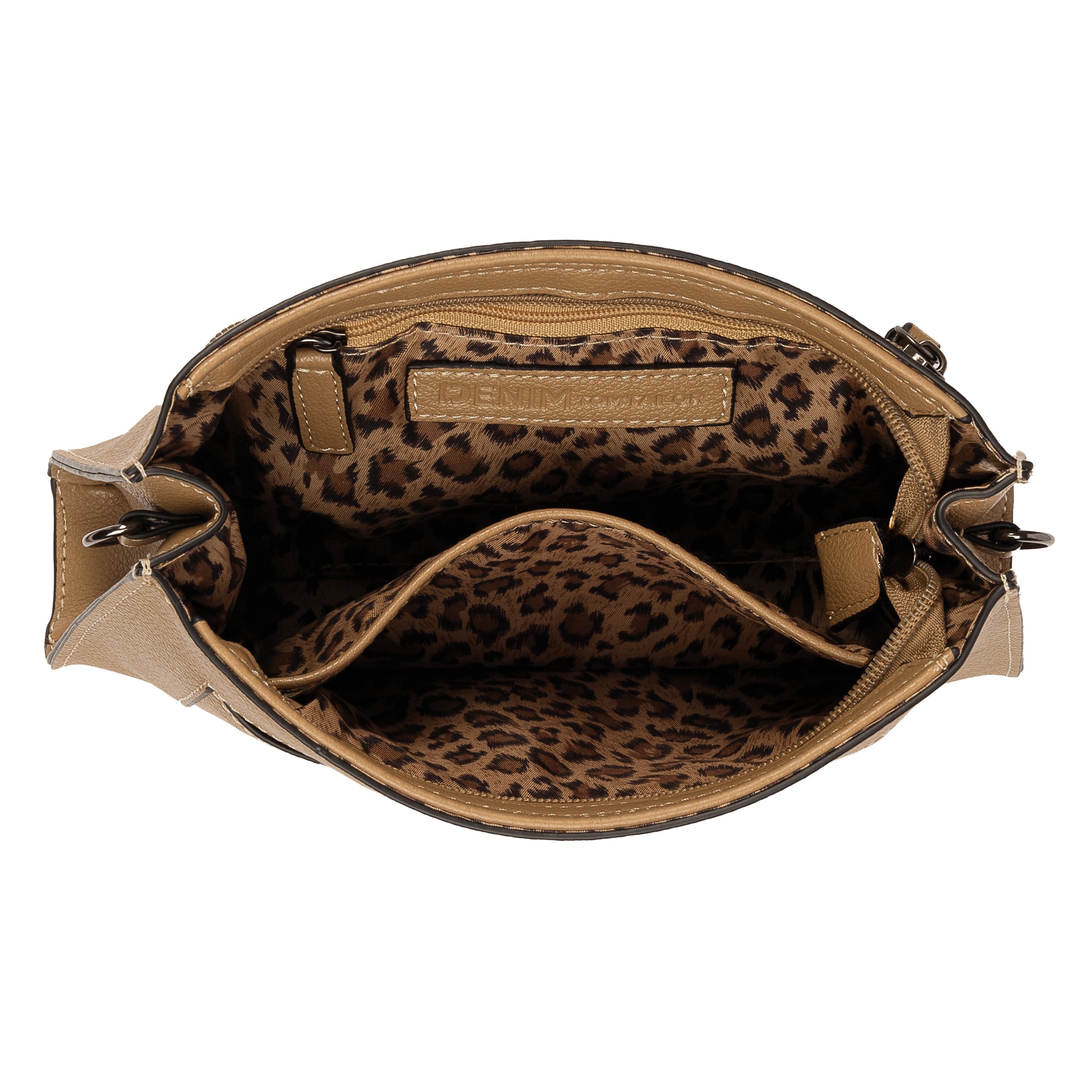 TOM TAILOR Denim Sac à bandoulière »Lennon« Damen Schultertasche, Handtasche mit abnehmbarer Metallkette