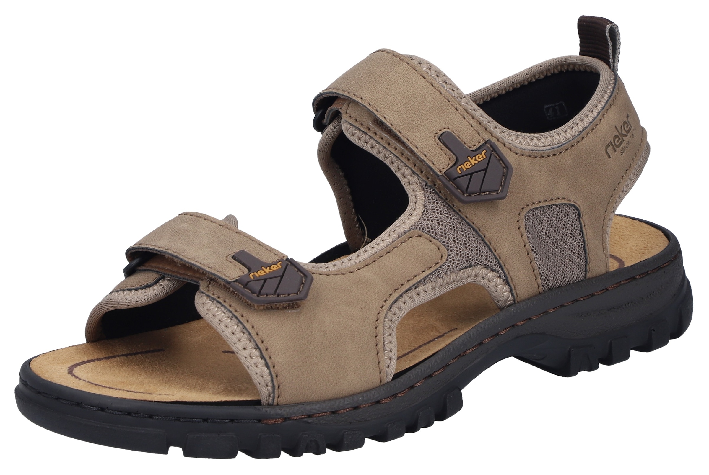 Image of Rieker Sandale Trekkingsandale, Outdoorsandale, Sommerschuh mit Klettriemchen