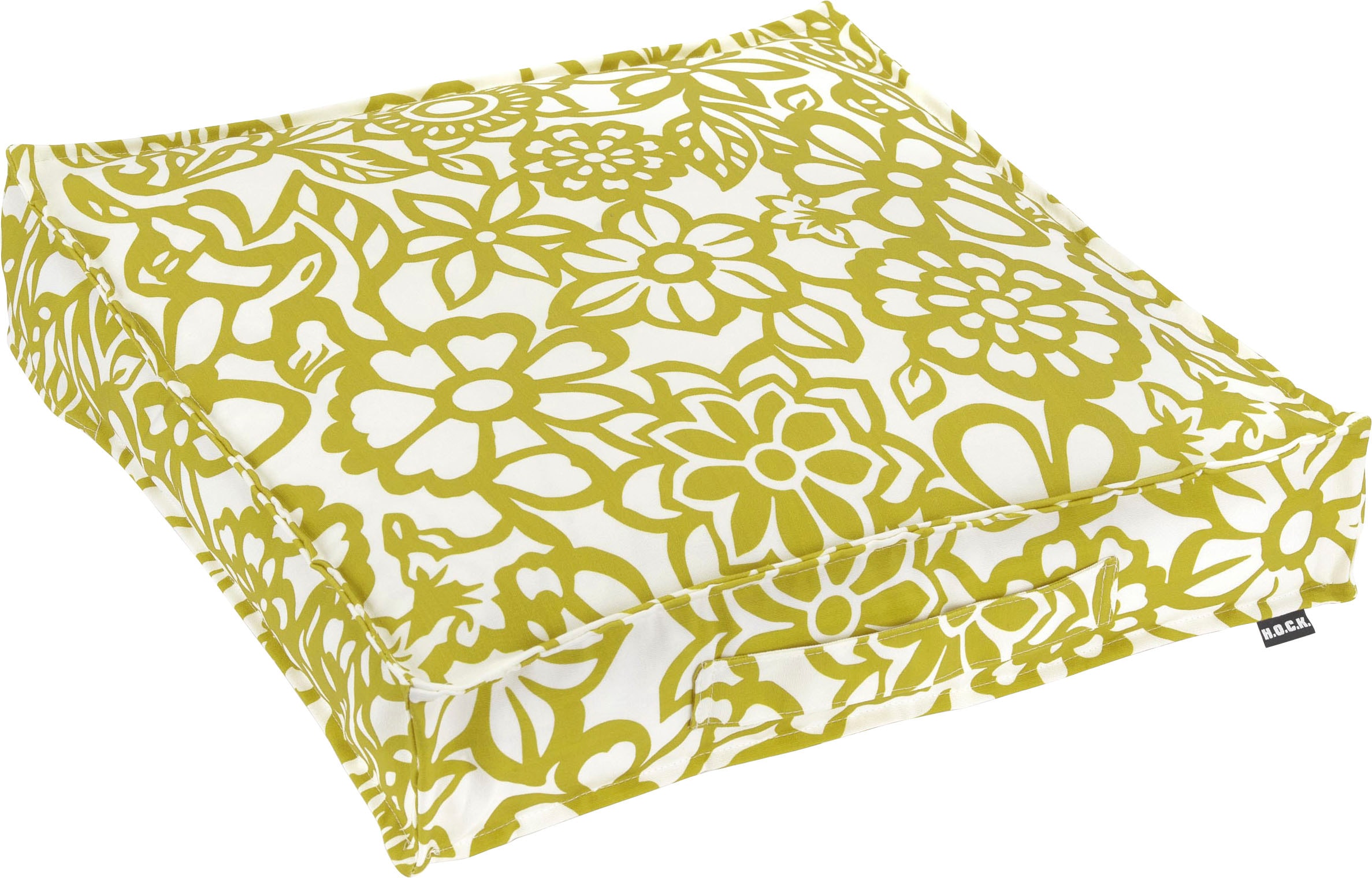 Image of H.O.C.K. Sitzkissen "Paloma" in Blumen-Optik