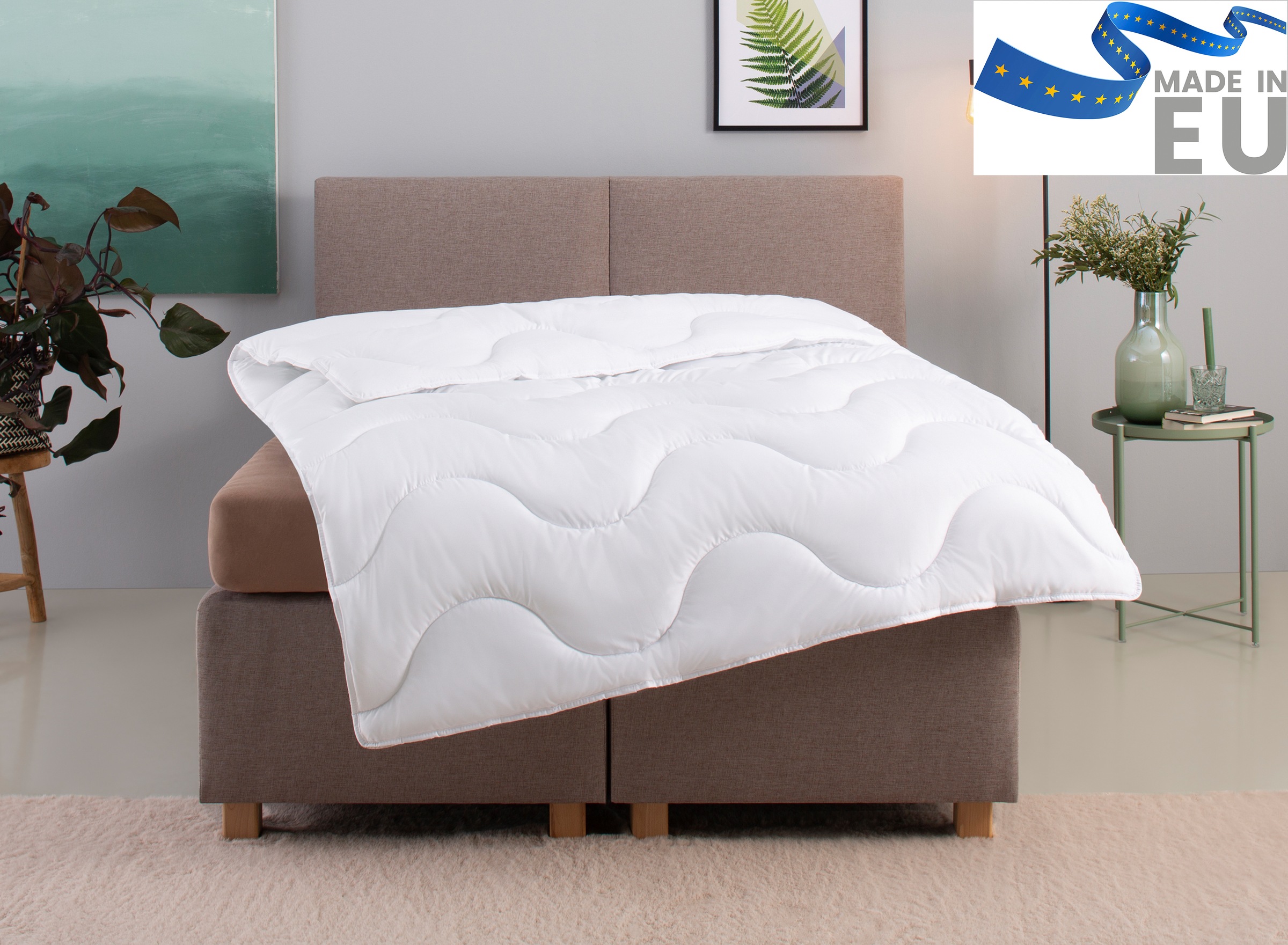 Image of GOODproduct Microfaserbettdecke "Mailo Bettdecke aus 100% Polyester 135x200 cm, 155x220 cm" normal Füllung Polyester 1 Stk. tlg. Sommer, Winter, Decke, kuschelweicher Microfaser-Feinbatist Bezug