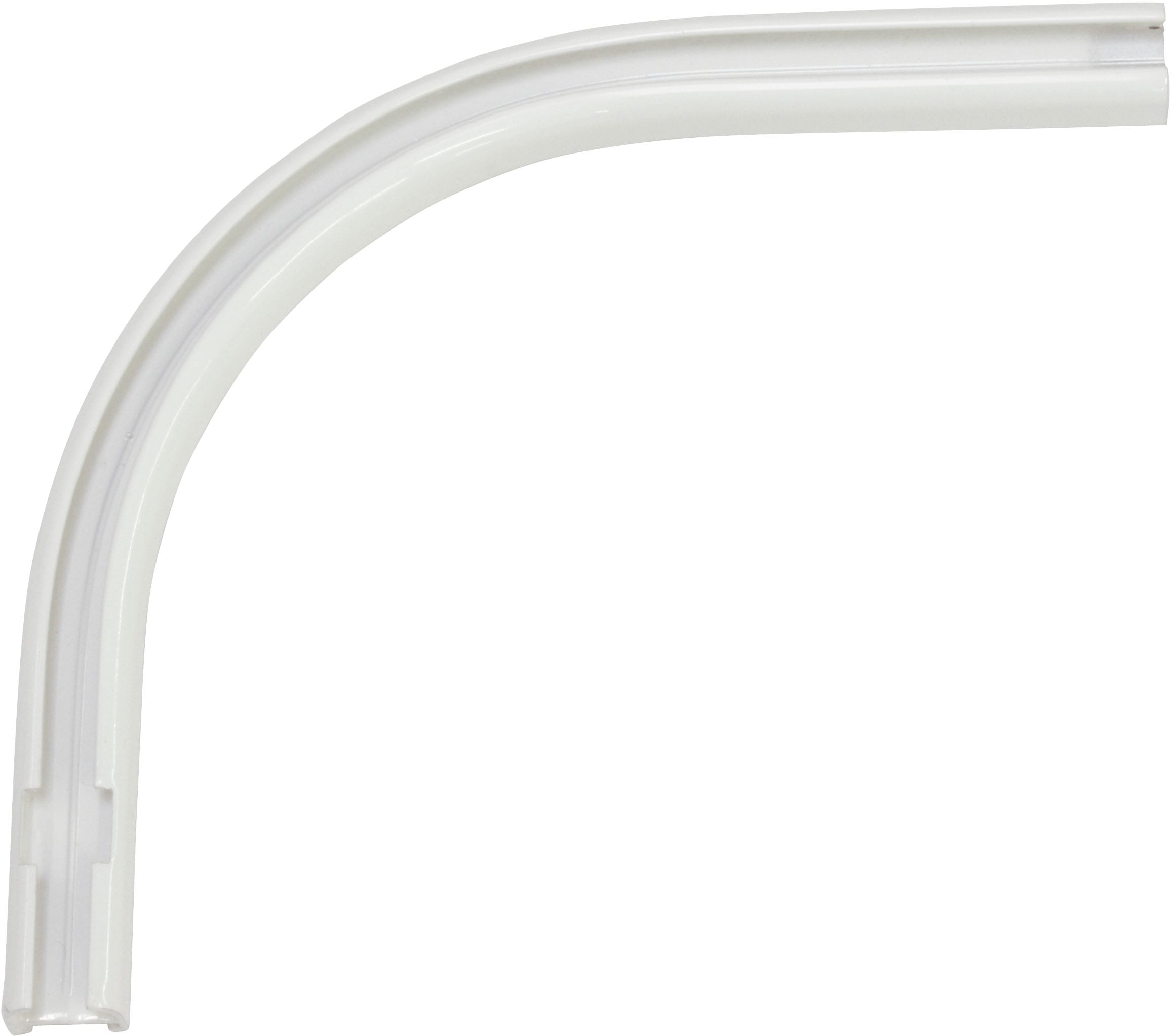 Image of GARDINIA Gardinenschiene "Rundbogen" 1 läufig-läufig Fixmass für Aluminiumschiene 13 mm