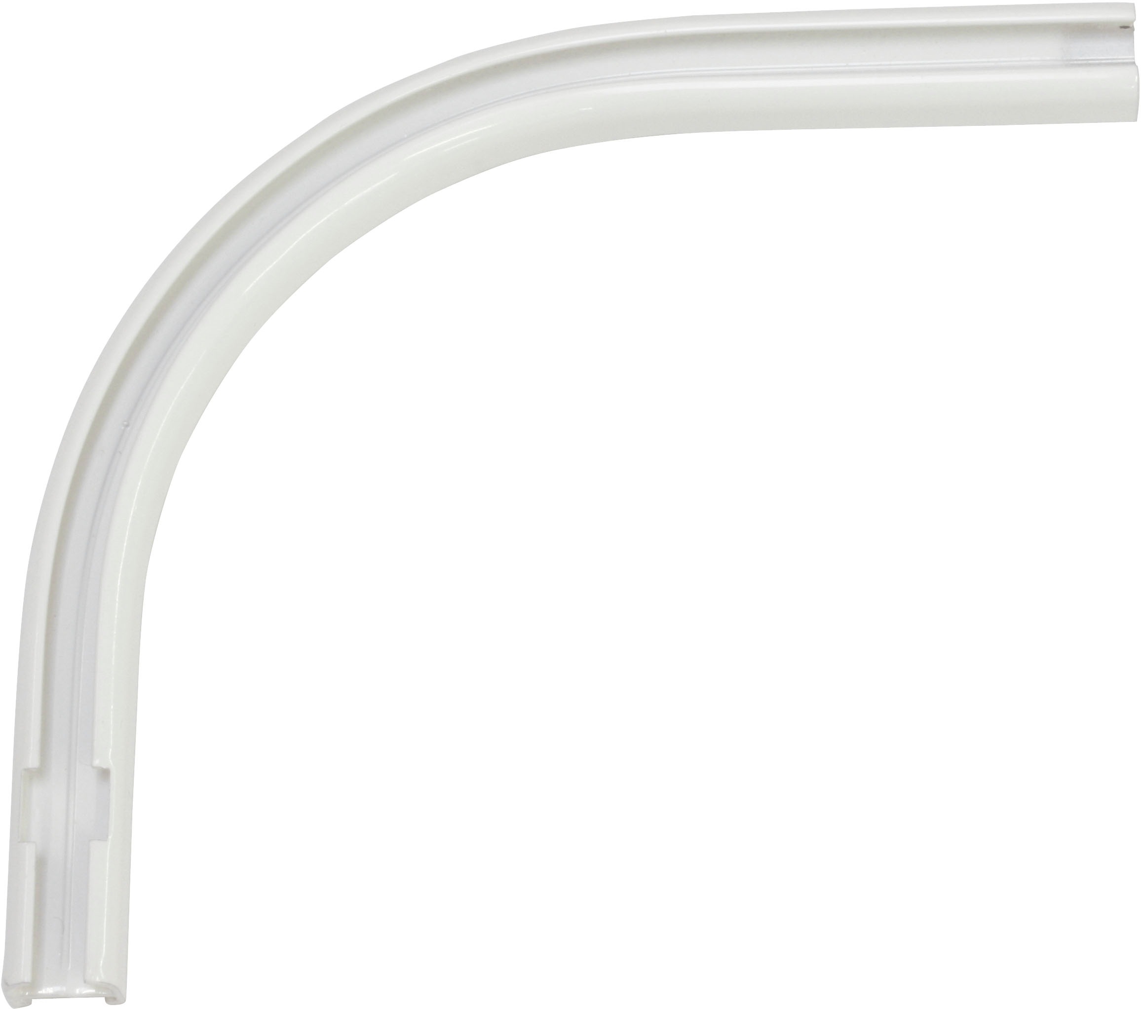 Image of GARDINIA Gardinenschiene »Rundbogen«, 1 läufig-läufig, Fixmass, Serie Aluminiumschiene Ø 13 mm bei Ackermann Versand Schweiz