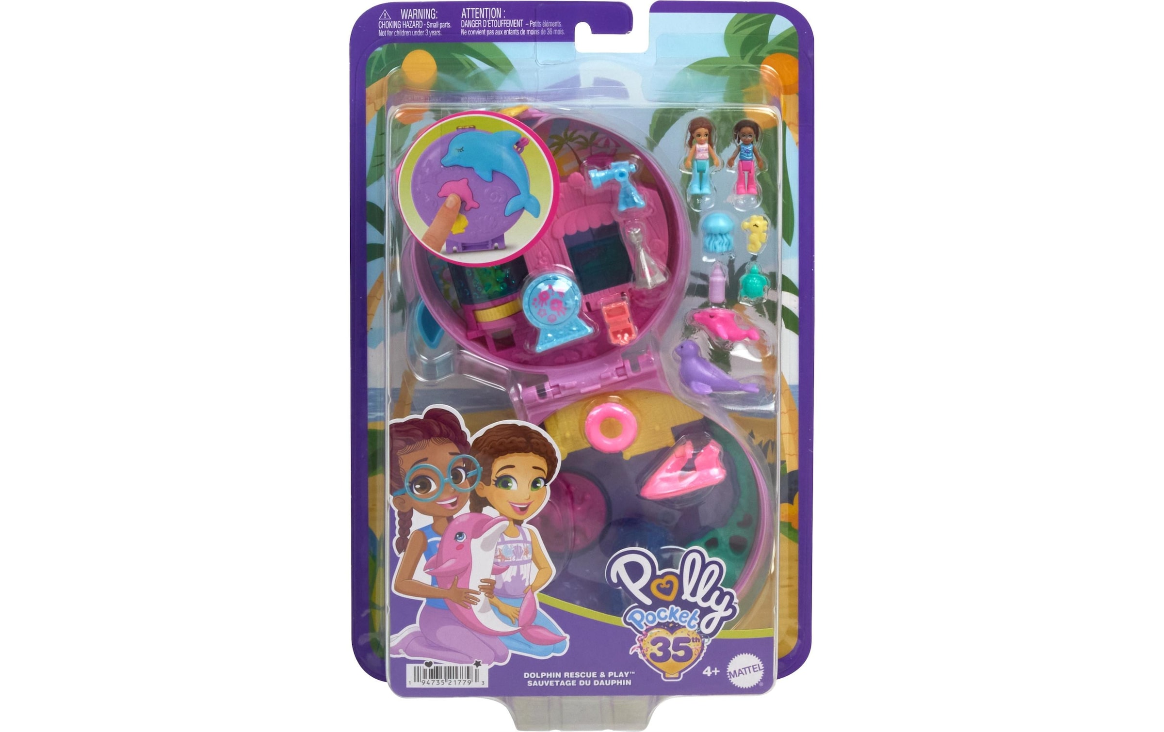 Polly Pocket Spielwelt »Dolphin Rescue & Play«