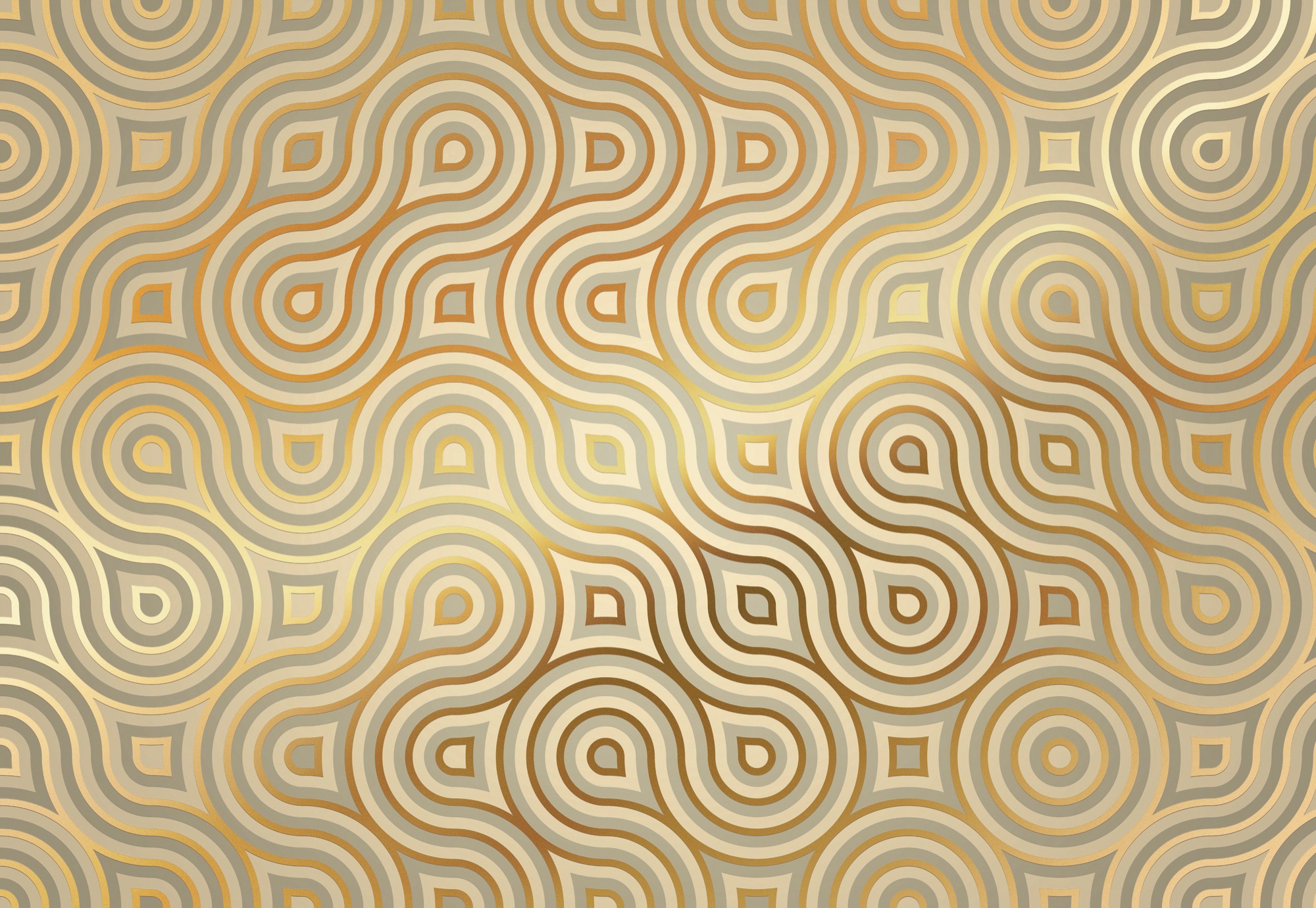 Image of Komar Fototapete "Meander - Grösse 368 x 254 cm" bedruckt glatt Wohnzimmer, Schlafzimmer