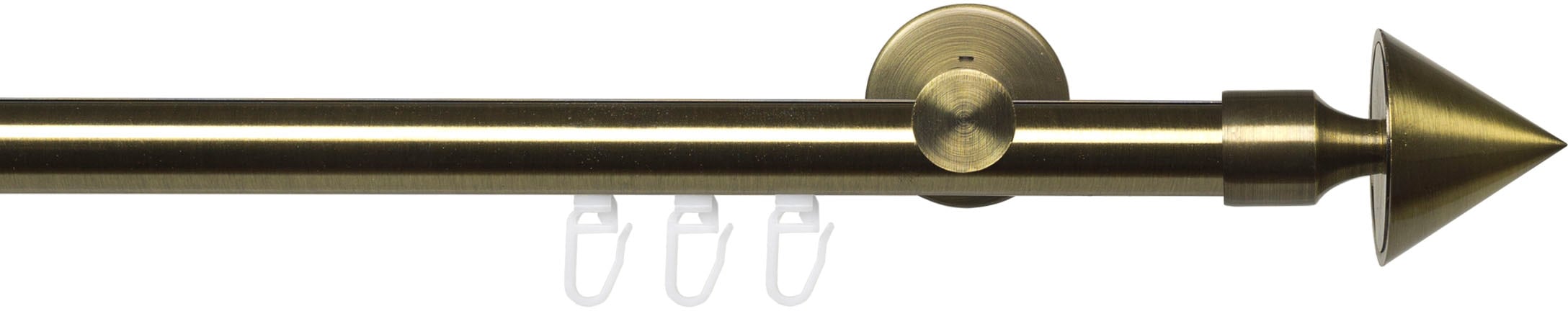 Image of Liedeco Gardinenstange "Innenlaufgarnitur 20 mm Blues Kegel" Ø 20 mm 1 läufig-läufig Fixmass Gardinenstange Komplett